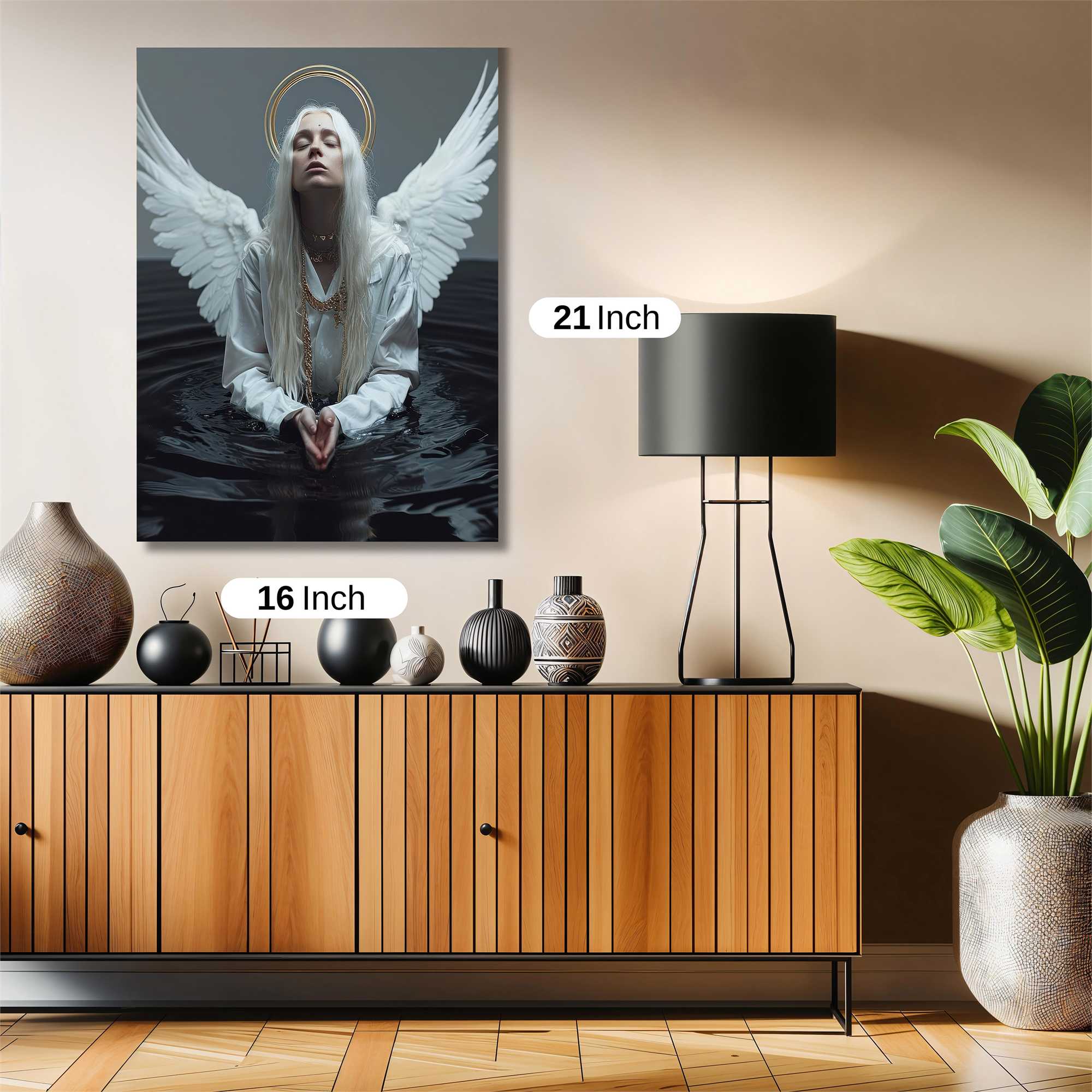 Angel Submerged Safe Wall Magnetic / M