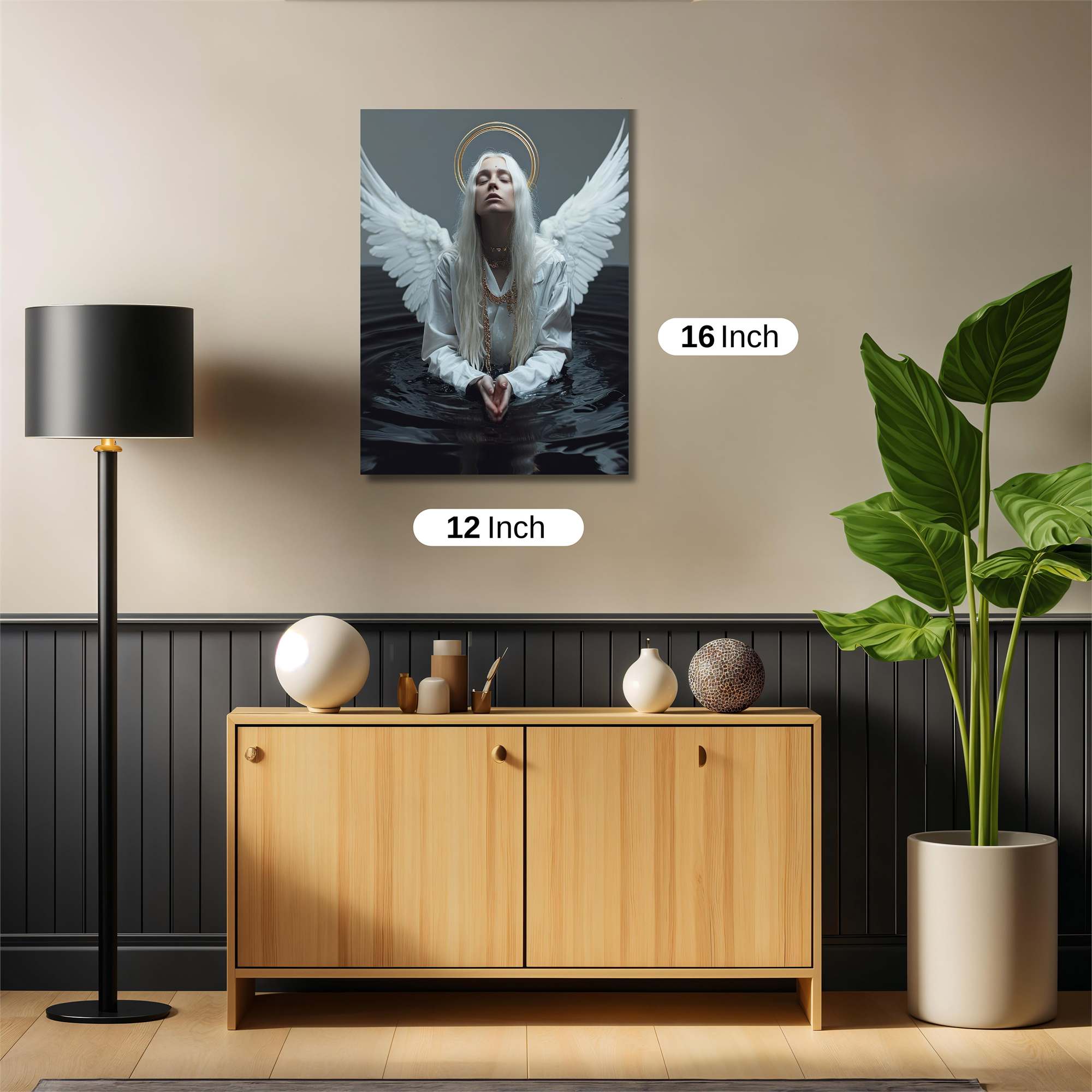 Angel Submerged Safe Wall Magnetic / M