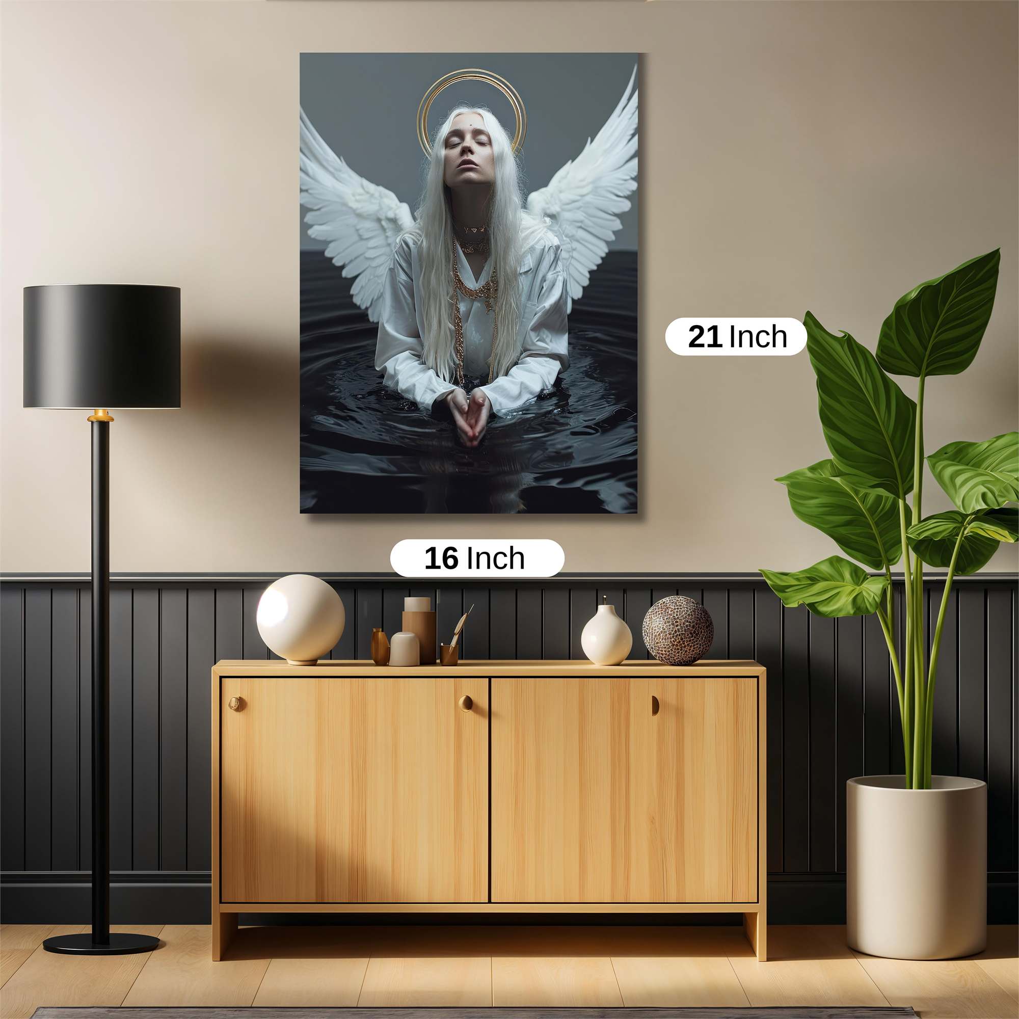 Angel Submerged Safe Wall Magnetic / M