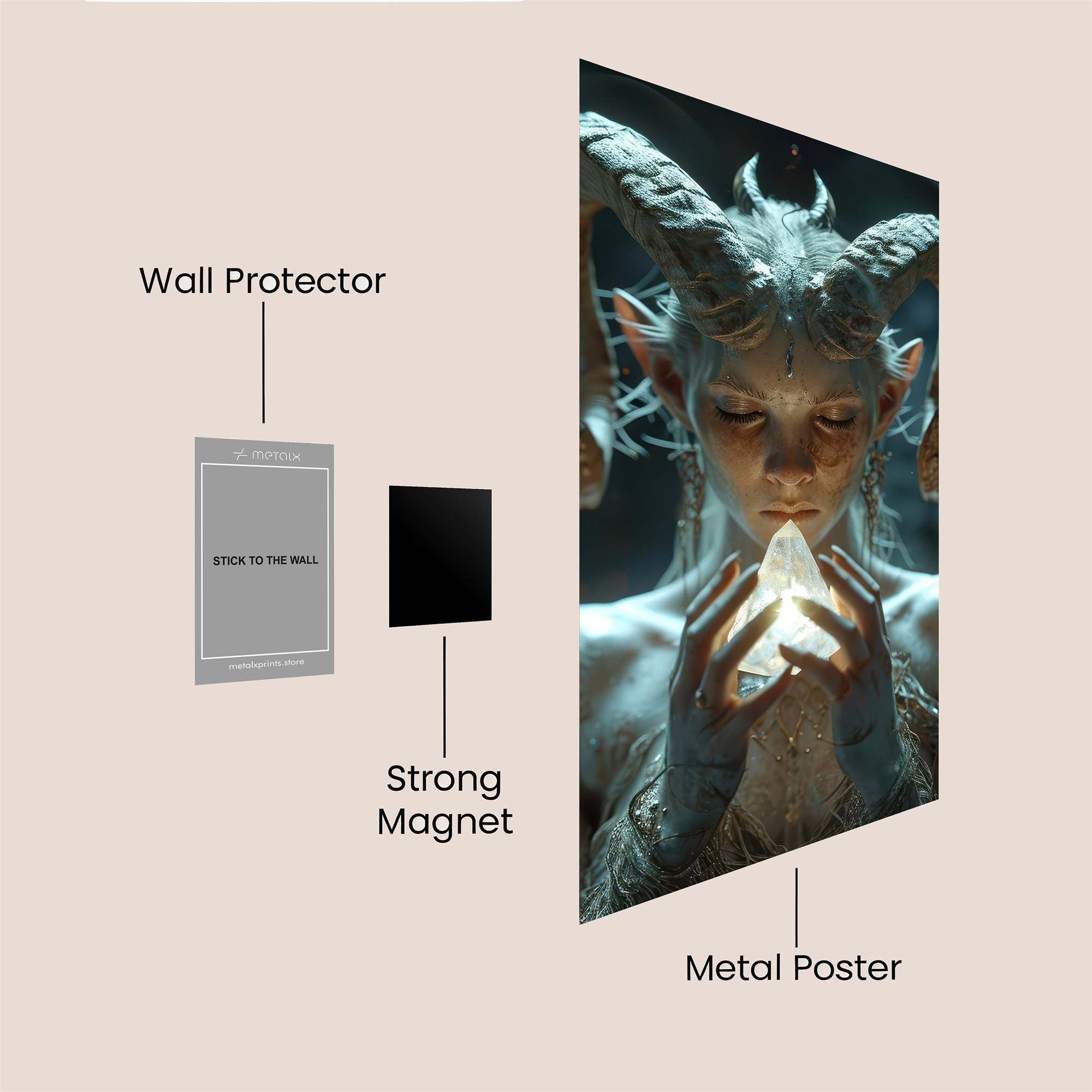 Faun Enchantment Safe Wall Magnetic / M