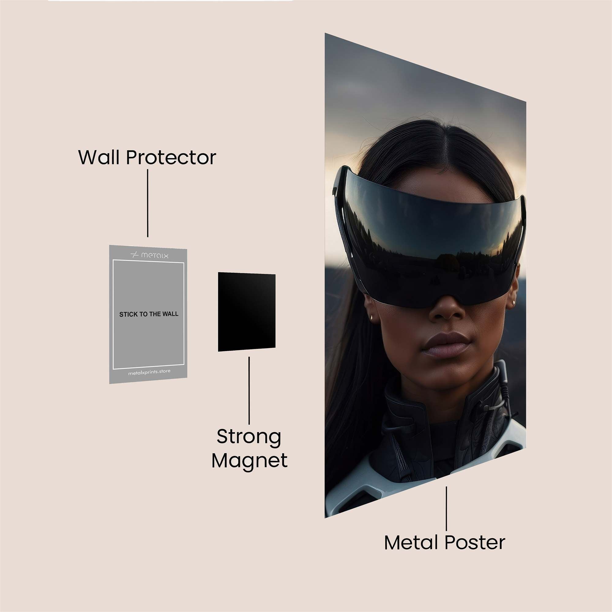 Mystery Shield Safe Wall Magnetic / M