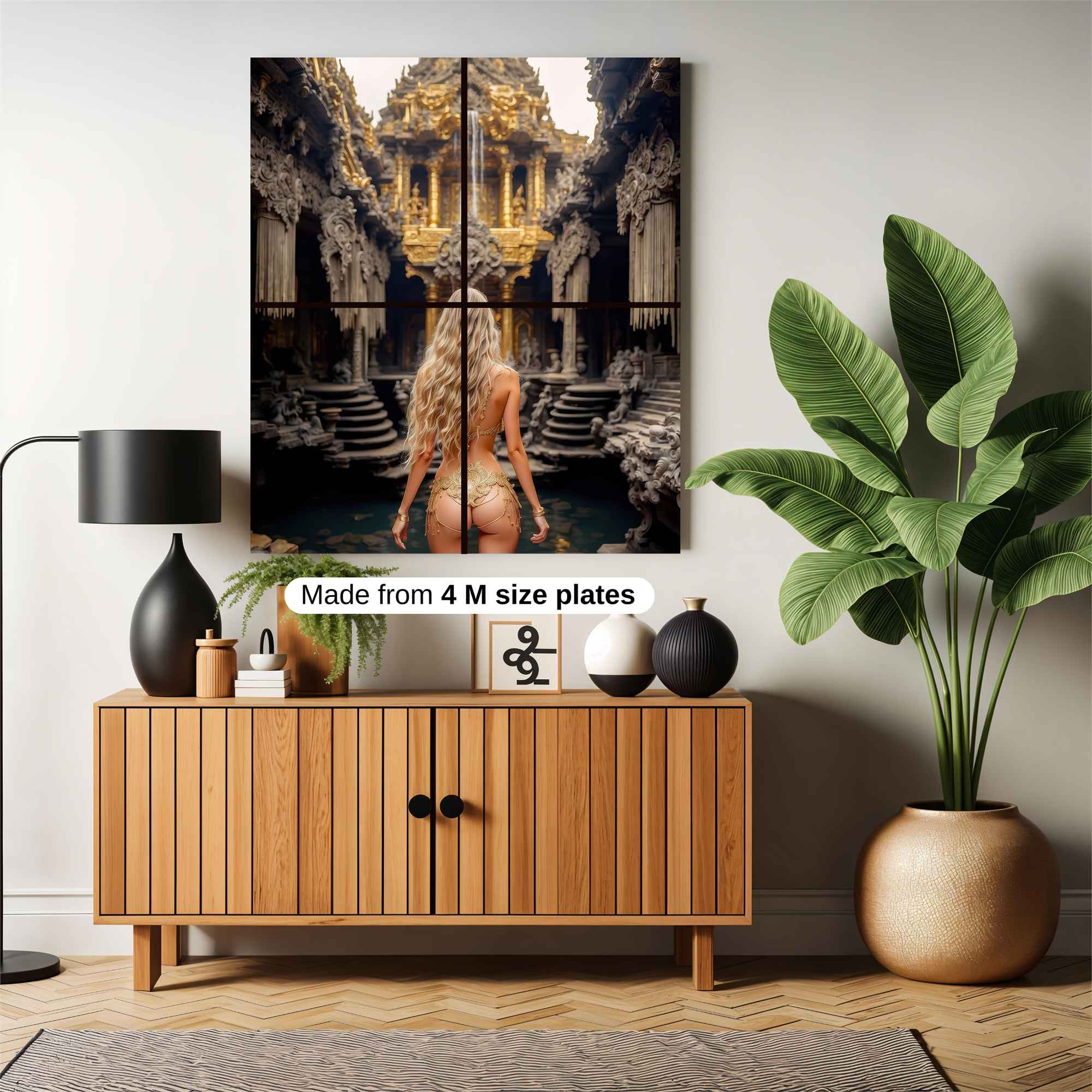 Golden Serenity Safe Wall Magnetic / M