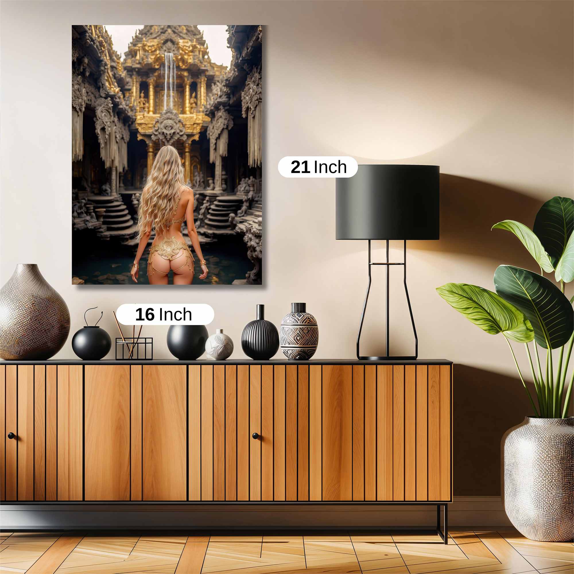 Golden Serenity Safe Wall Magnetic / M