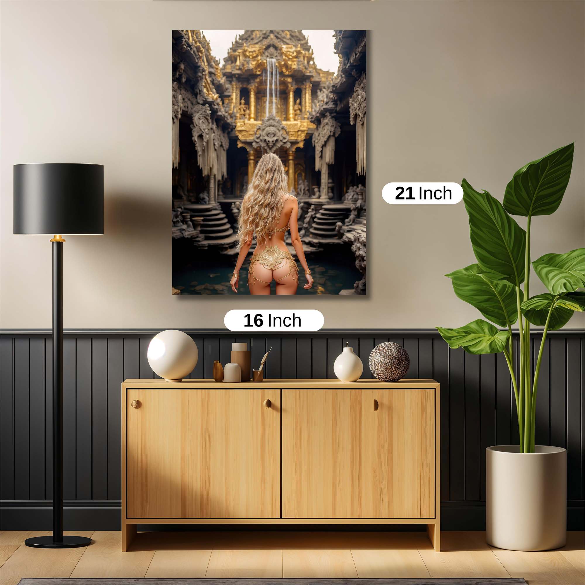 Golden Serenity Safe Wall Magnetic / M
