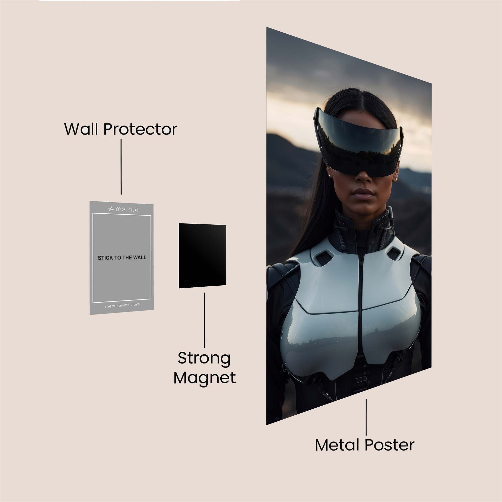 Visionary Dawn Safe Wall Magnetic / M