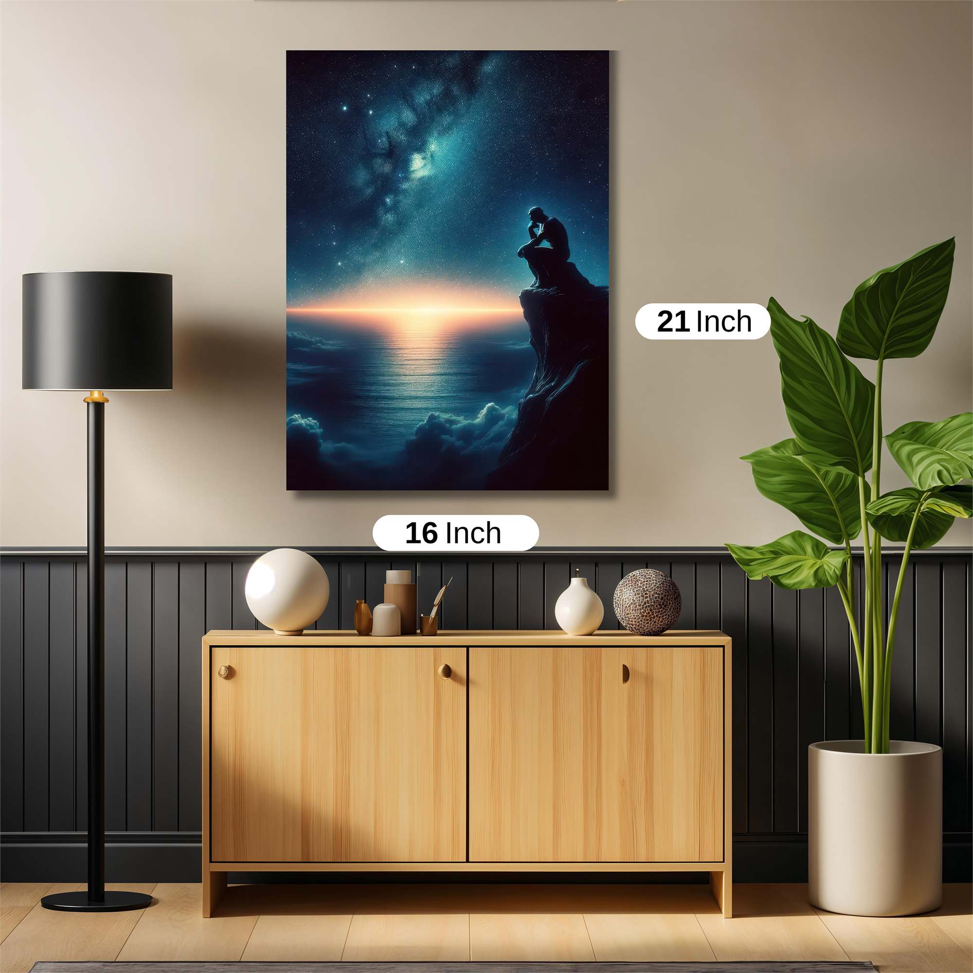 Thinker's Twilight Safe Wall Magnetic / M