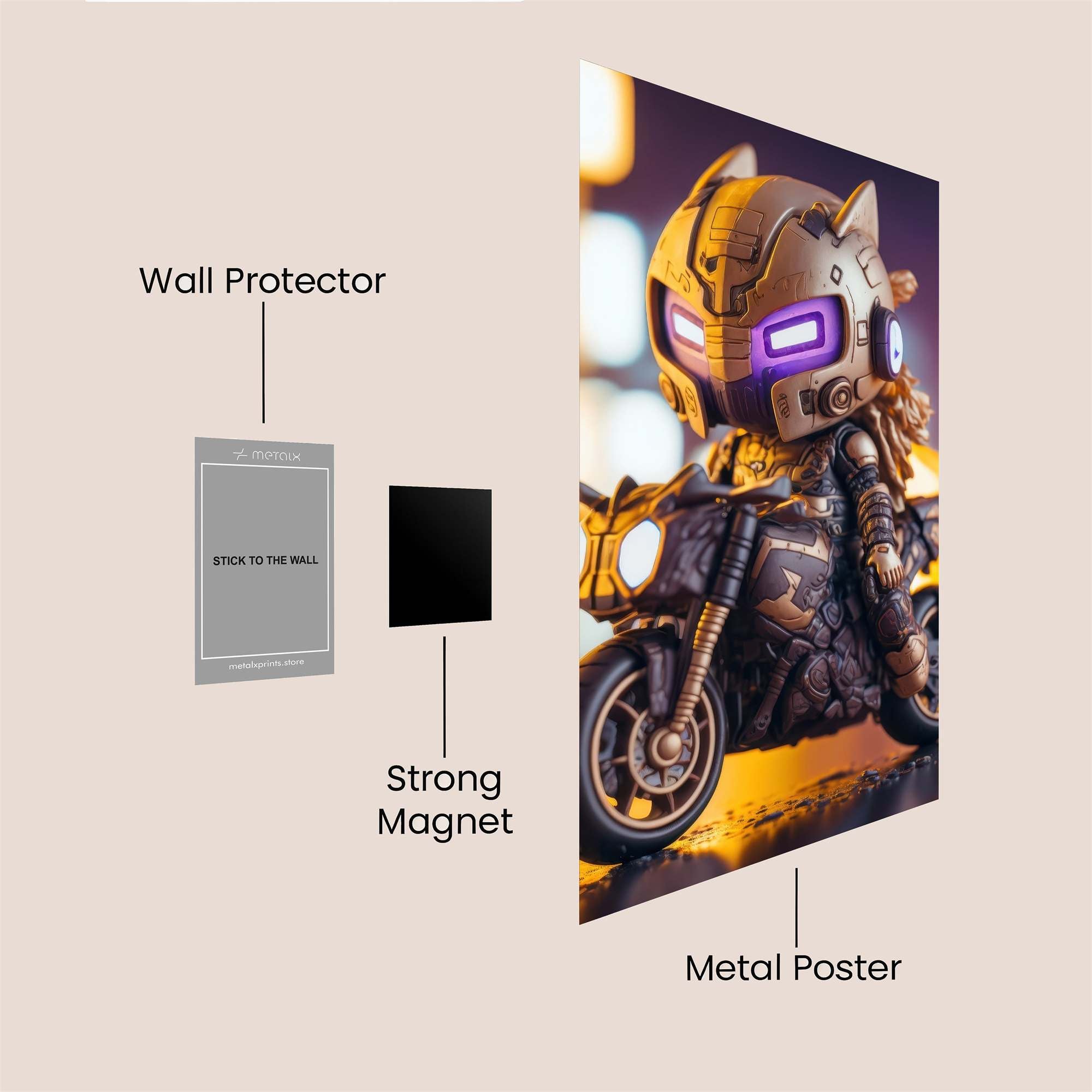 Robo Rider Safe Wall Magnetic / M