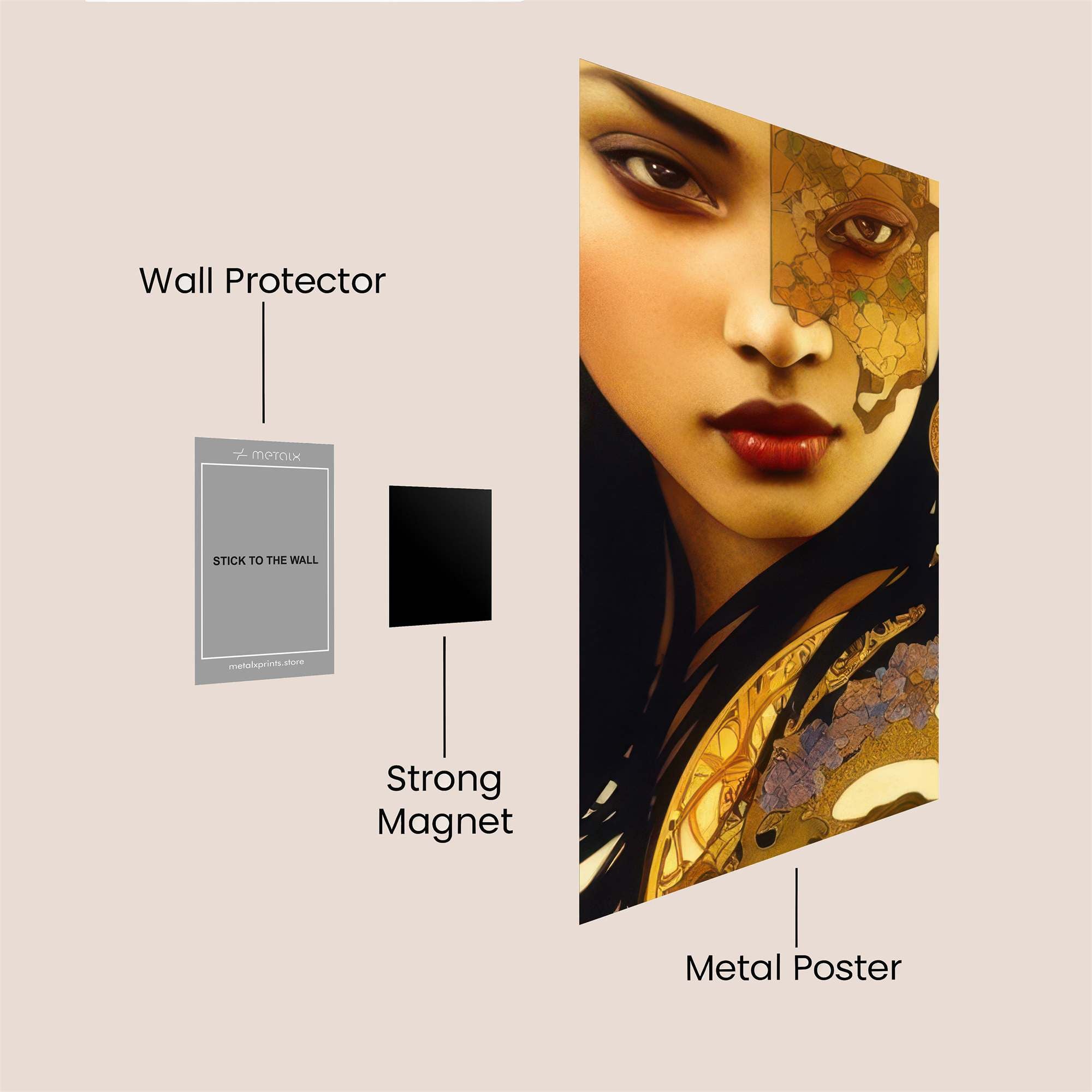Mystic Elegance Safe Wall Magnetic / M