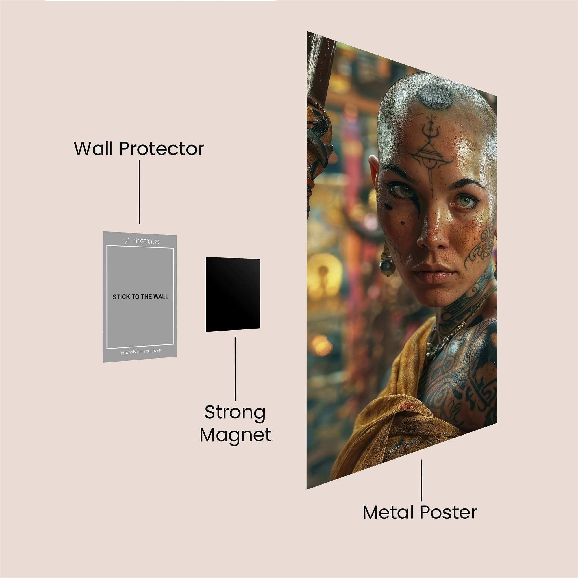 Warrior Serenity Safe Wall Magnetic / M