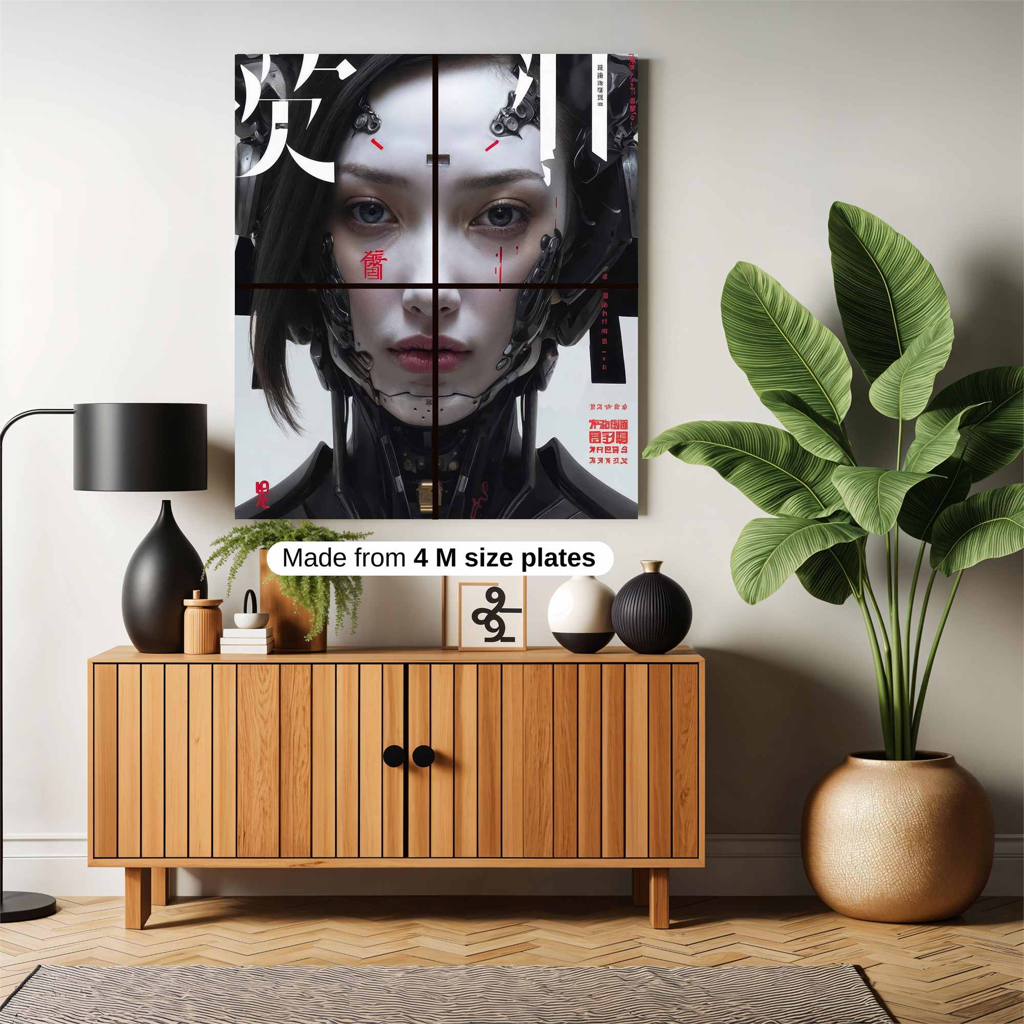 Cyber Serenity Safe Wall Magnetic / M