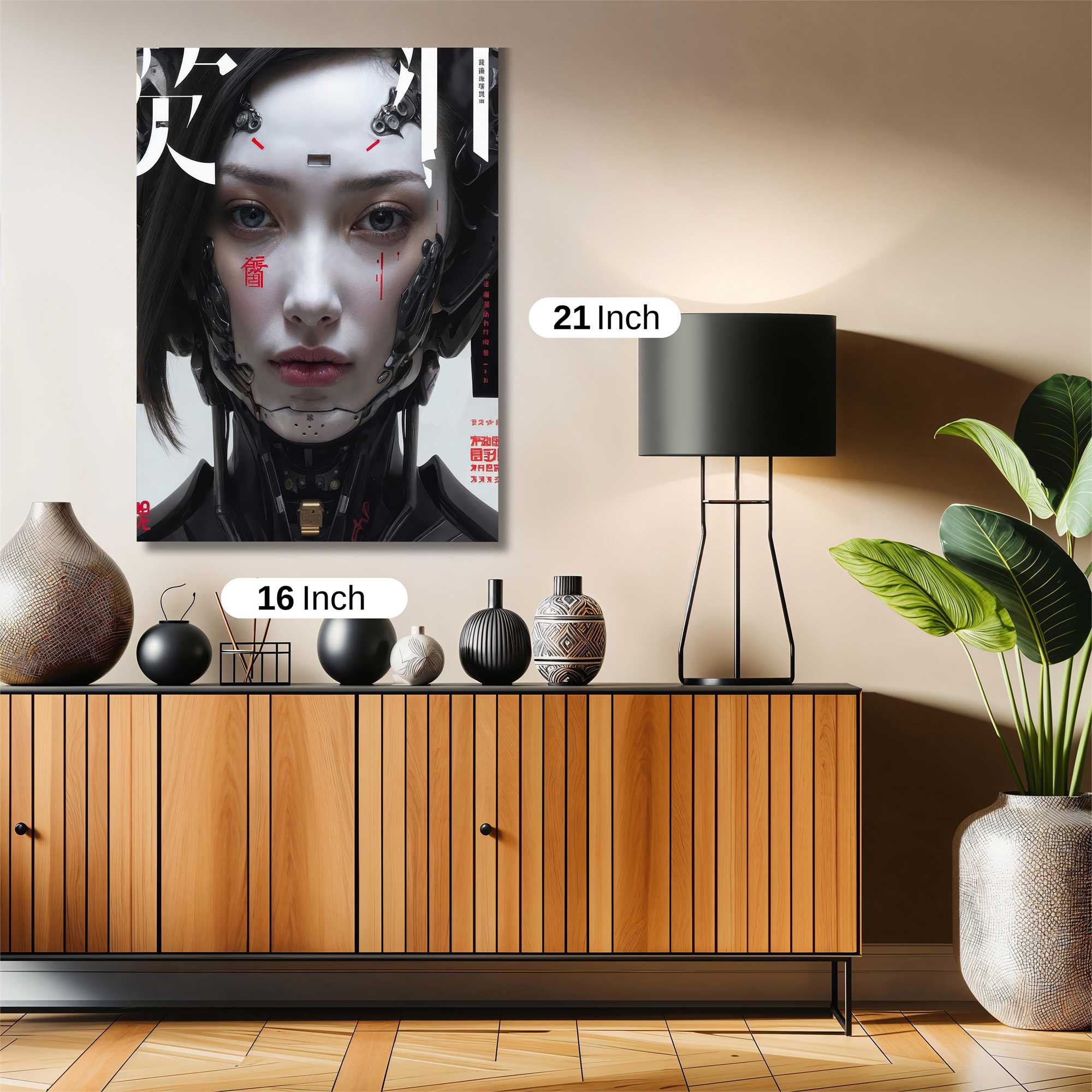 Cyber Serenity Safe Wall Magnetic / M