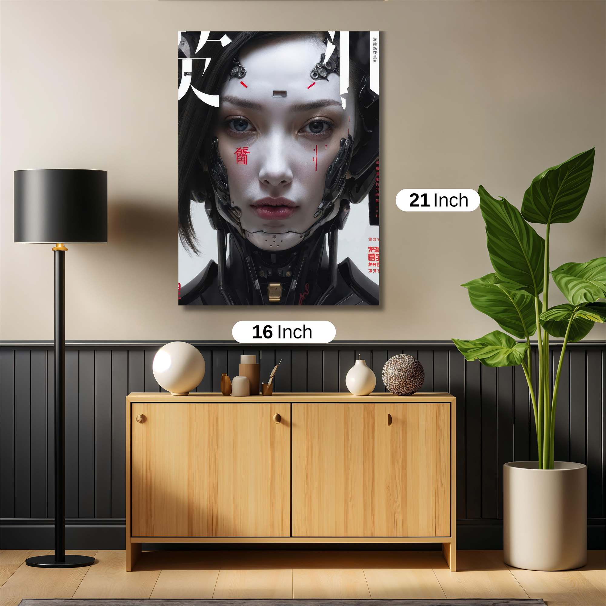 Cyber Serenity Safe Wall Magnetic / M