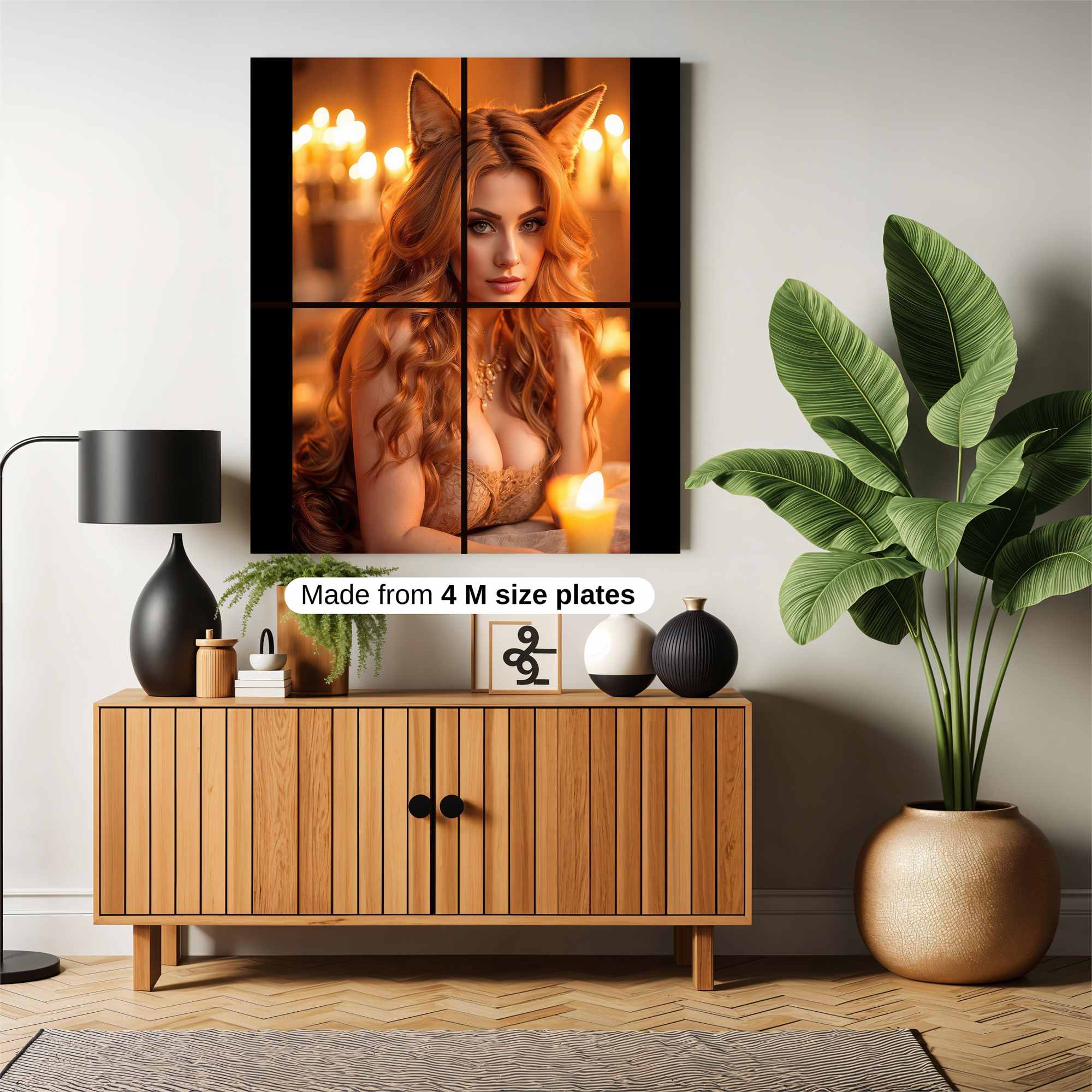 Feline Enchantment Safe Wall Magnetic / M