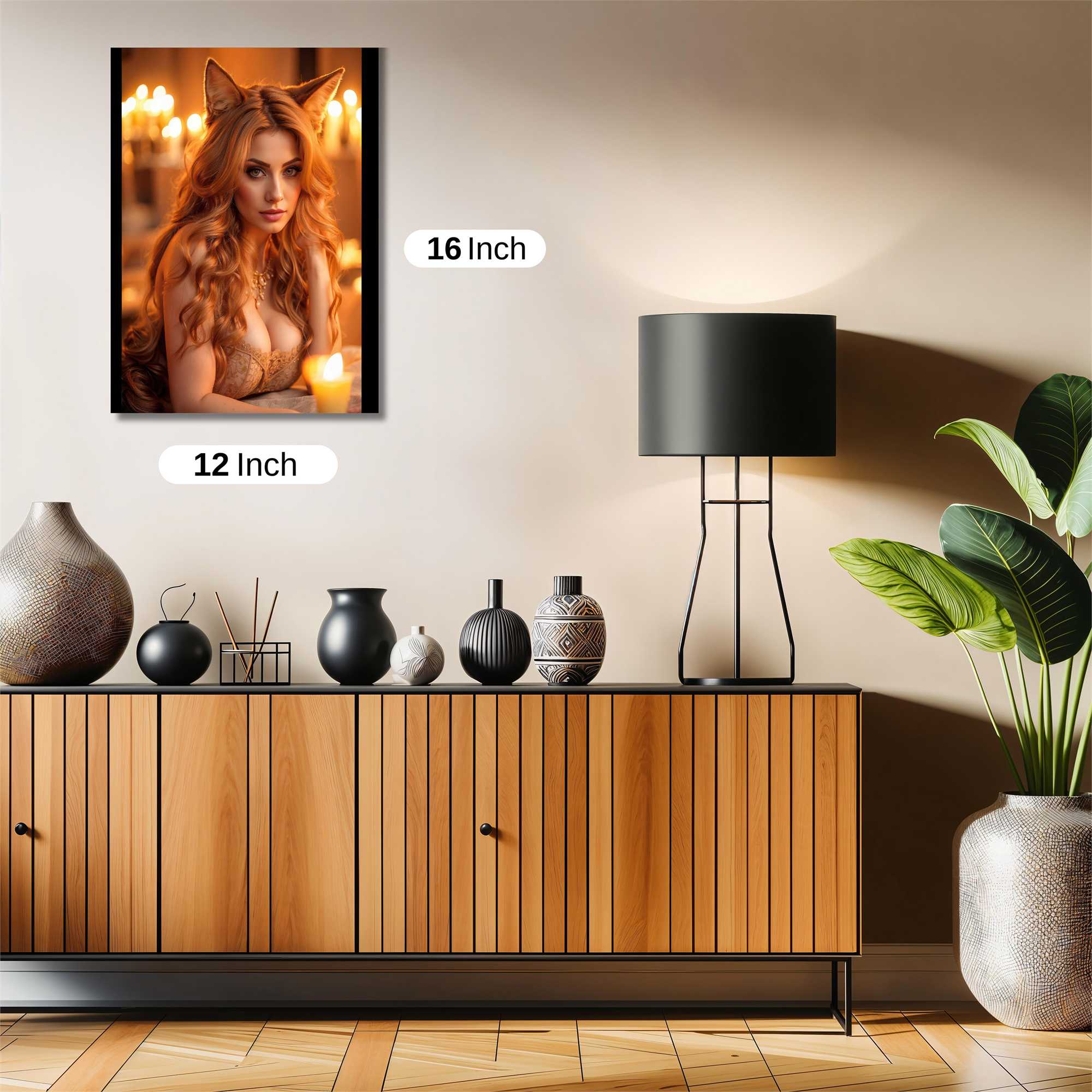 Feline Enchantment Safe Wall Magnetic / M