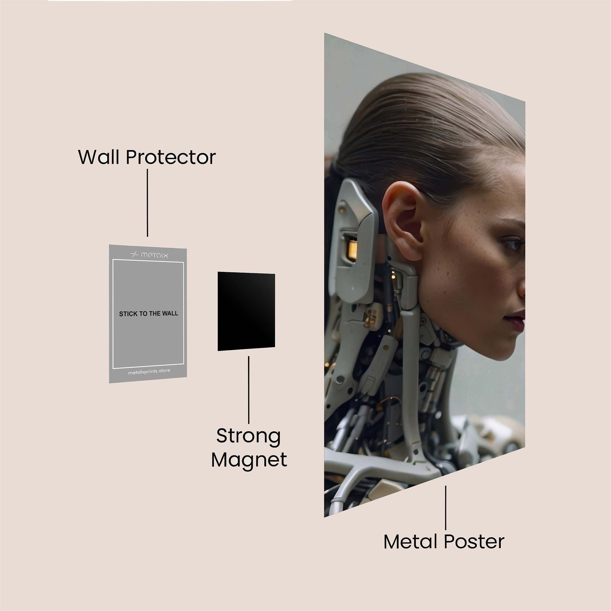 Cyber Elegance Safe Wall Magnetic / M