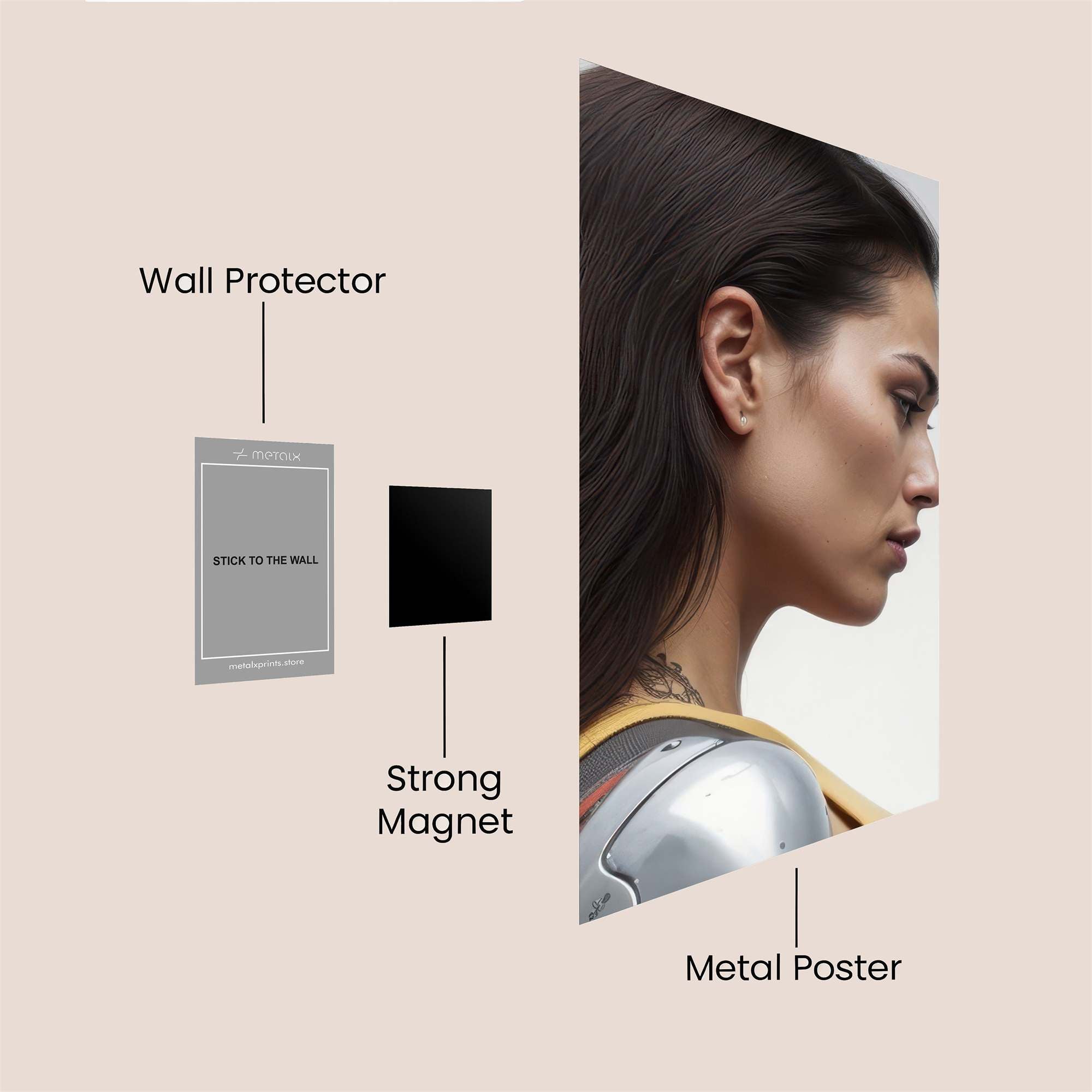 Cyber Enigma Safe Wall Magnetic / M