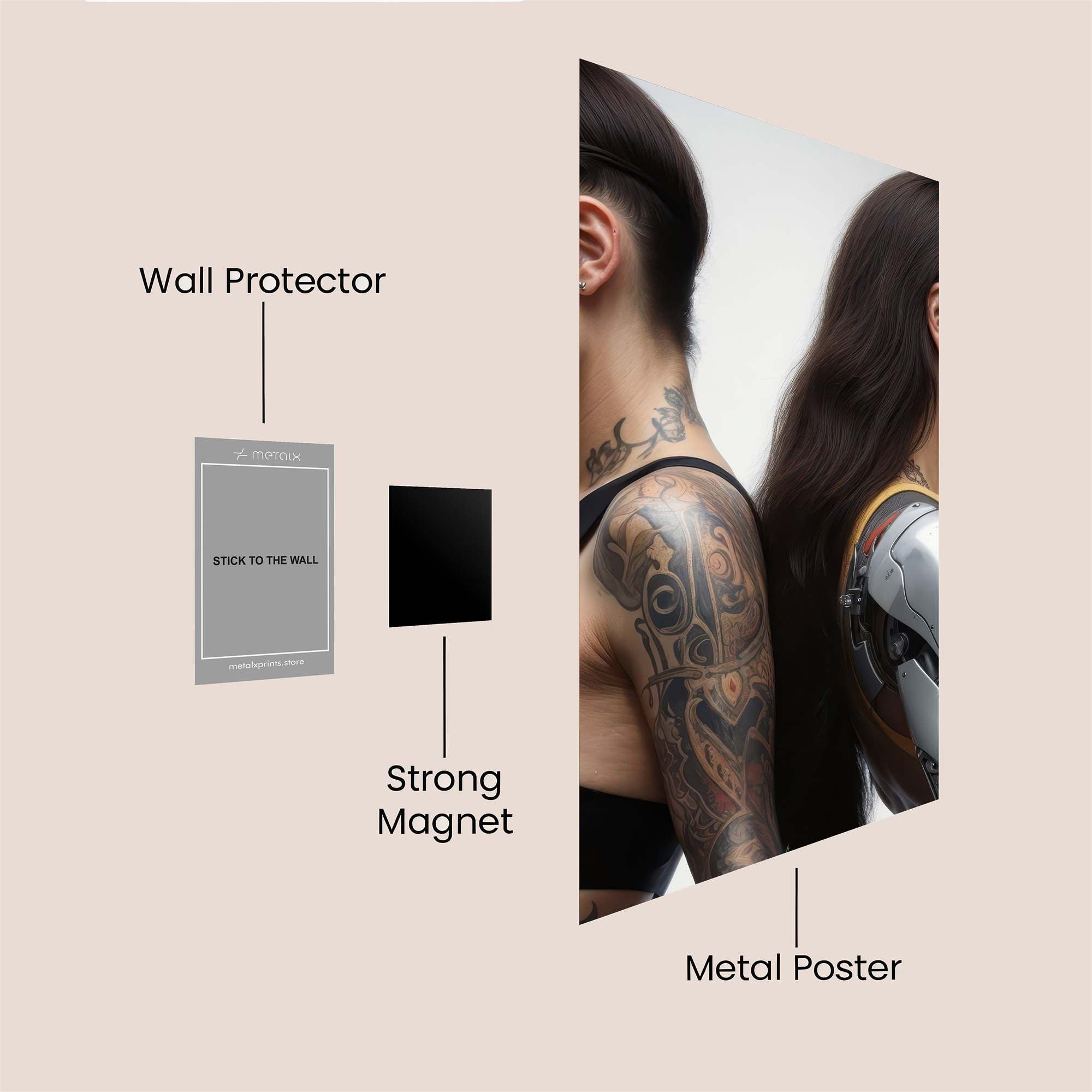 Tattoo vs. Tech Safe Wall Magnetic / M