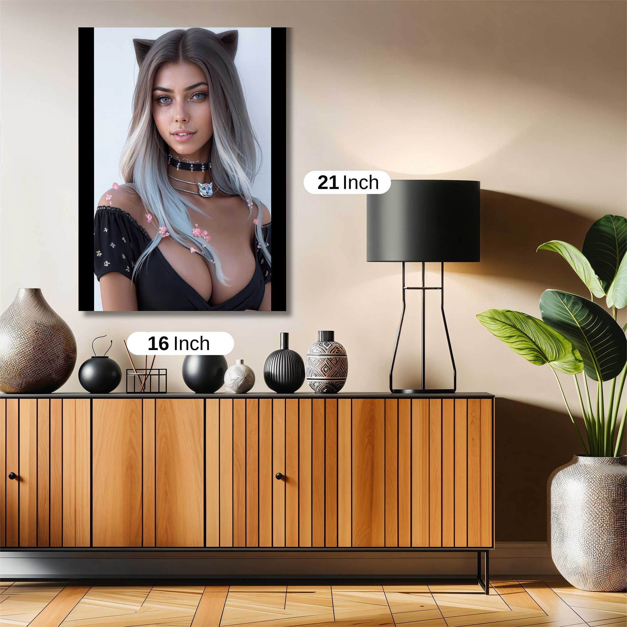 Cat Enchantress Safe Wall Magnetic / M