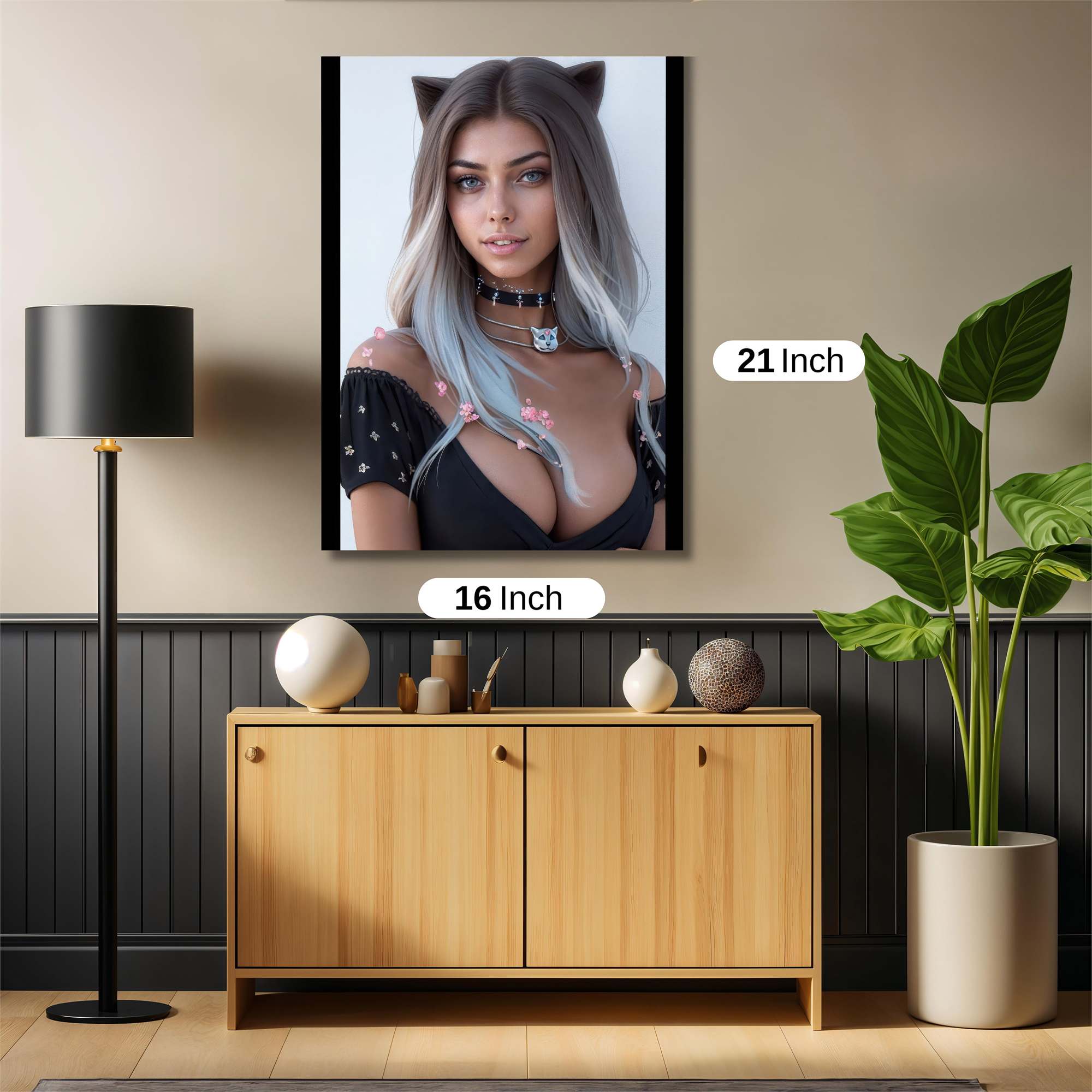 Cat Enchantress Safe Wall Magnetic / M