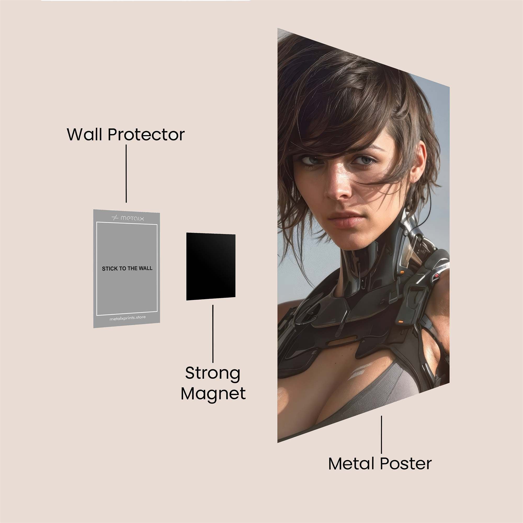 Marauder's Edge Safe Wall Magnetic / M