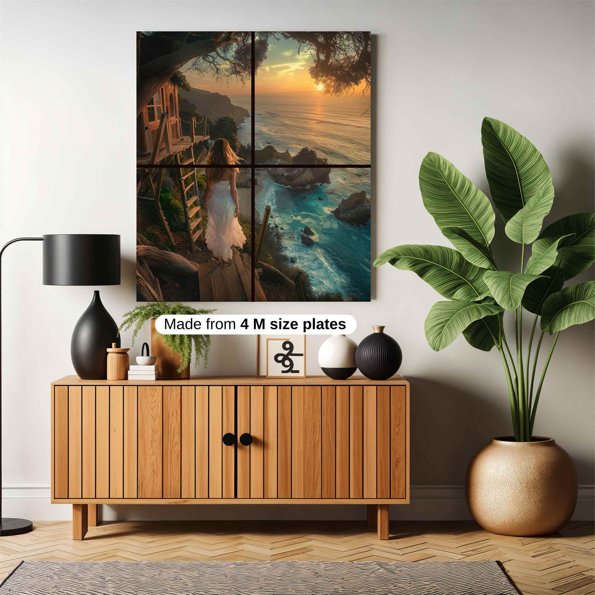 Sunset Serenity Safe Wall Magnetic / M