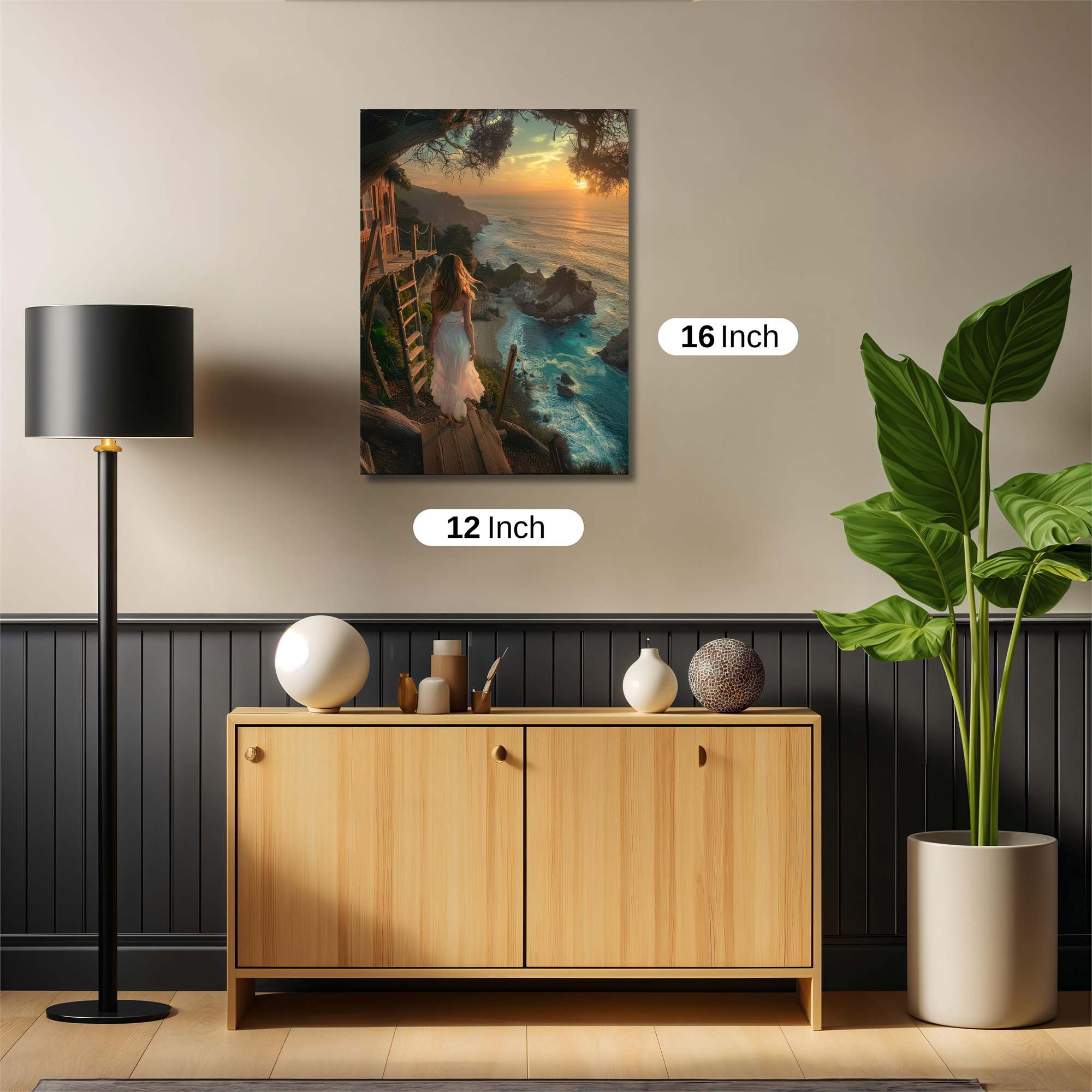 Sunset Serenity Safe Wall Magnetic / M