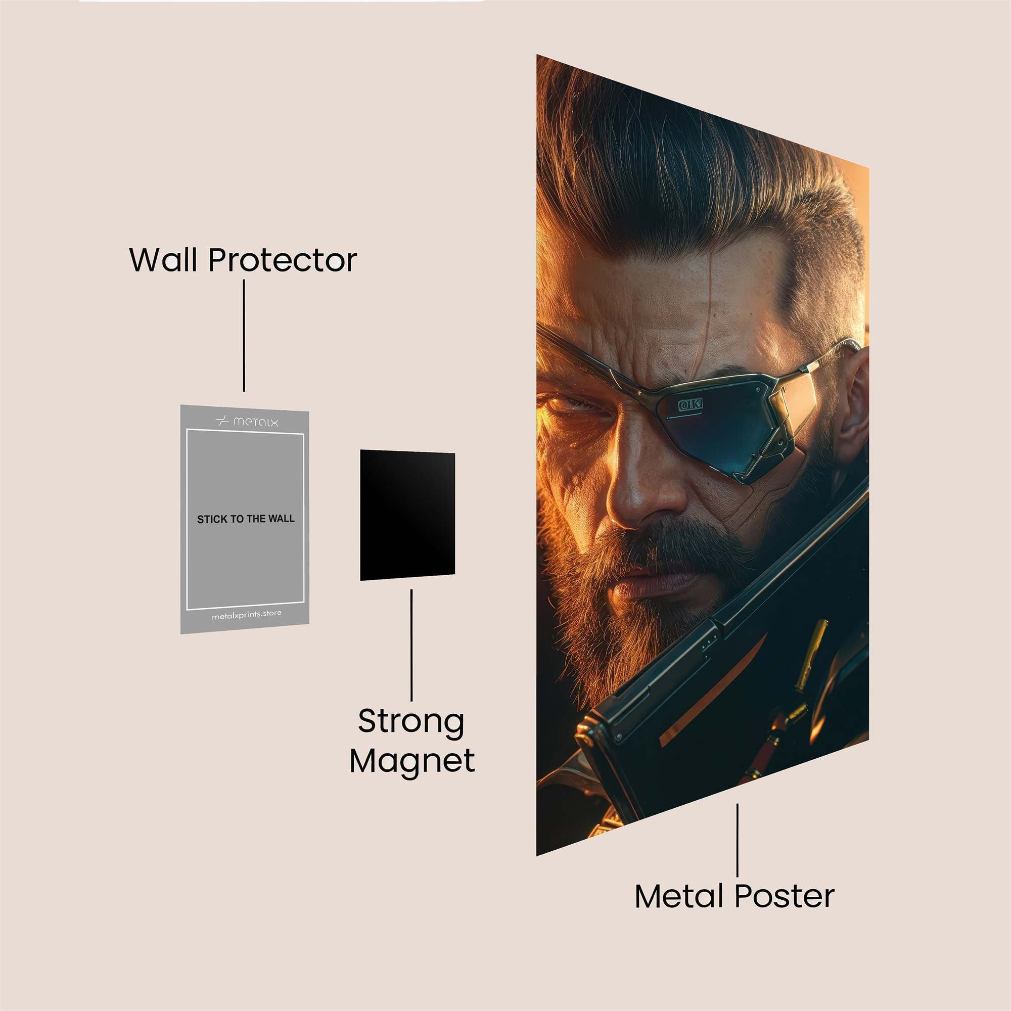 Dante Resolute Safe Wall Magnetic / M