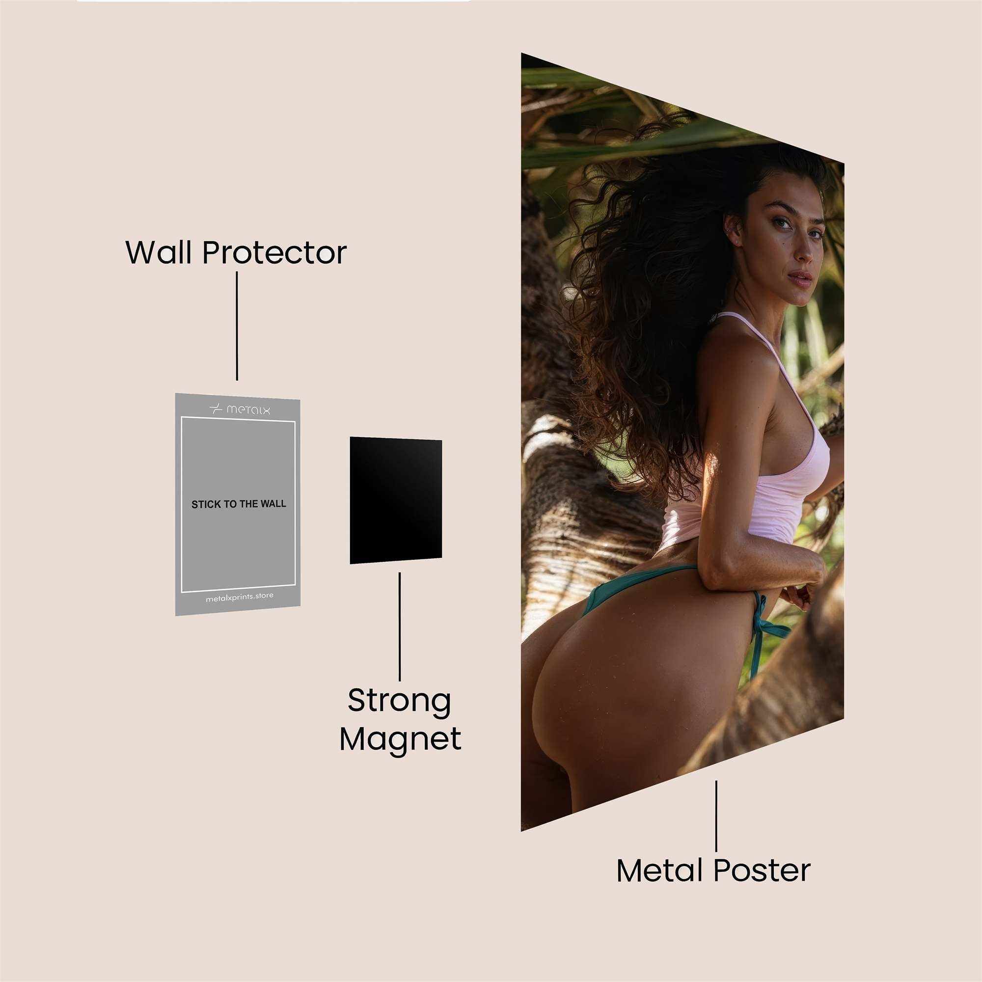 Tropical Allure Safe Wall Magnetic / M