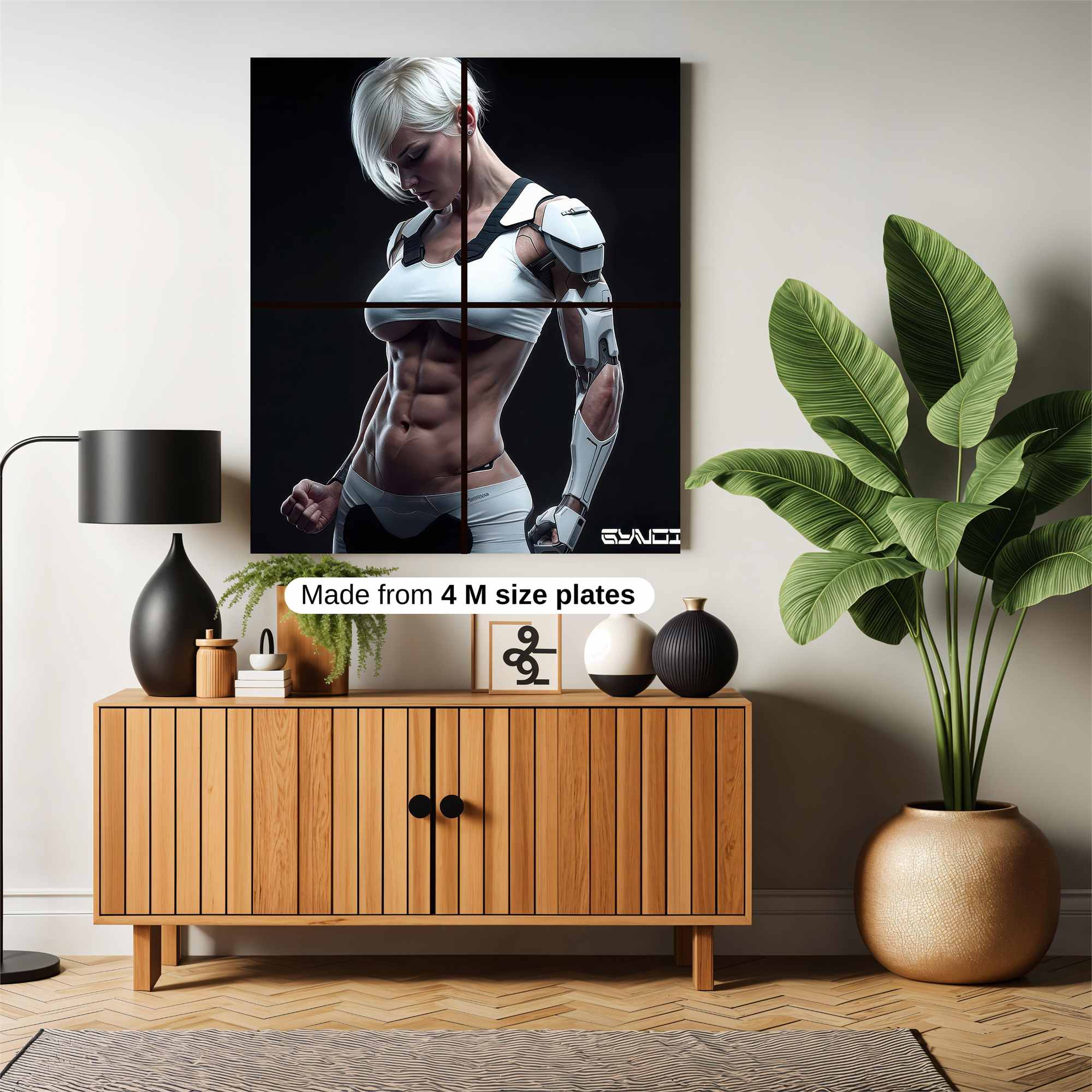 Cyber Siren Safe Wall Magnetic / M