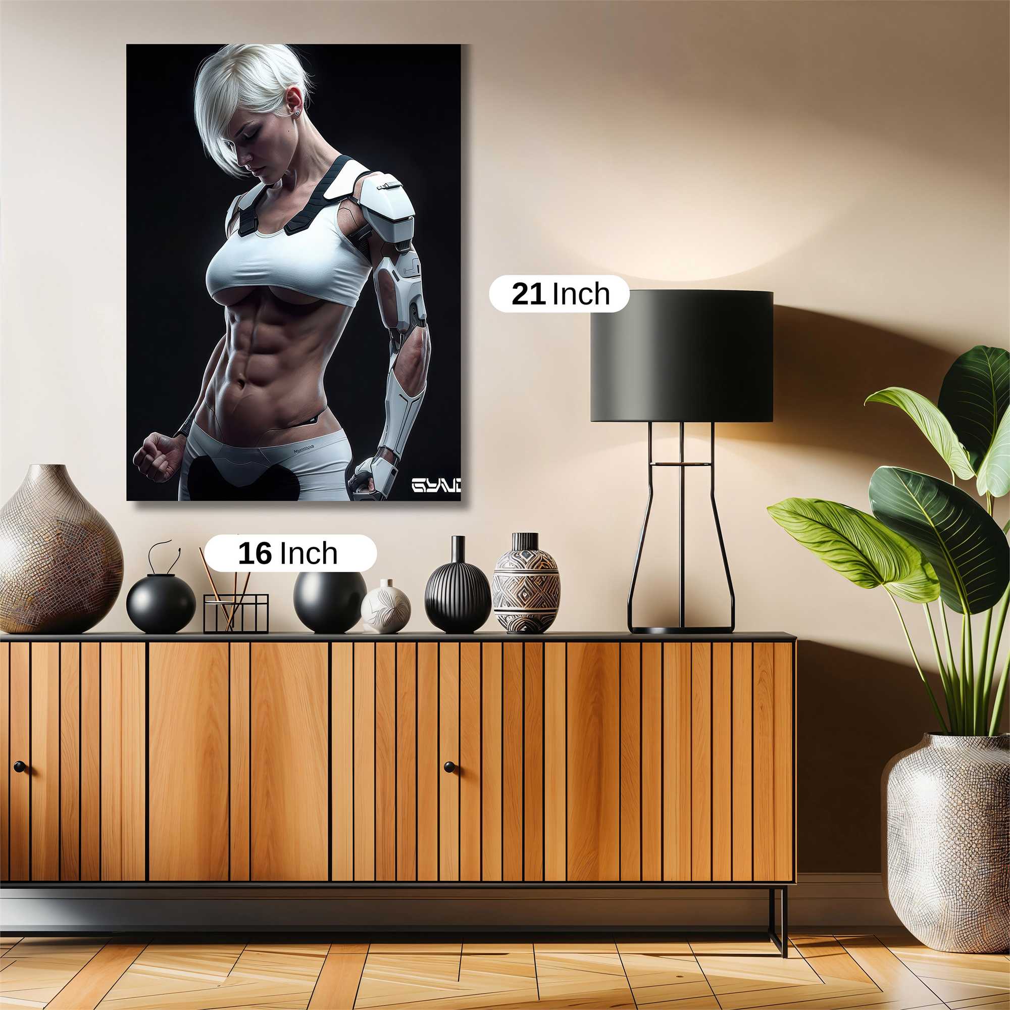 Cyber Siren Safe Wall Magnetic / M