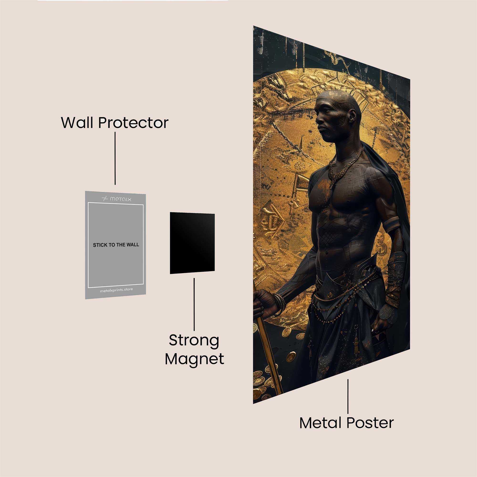 Poseidon Regal Safe Wall Magnetic / M