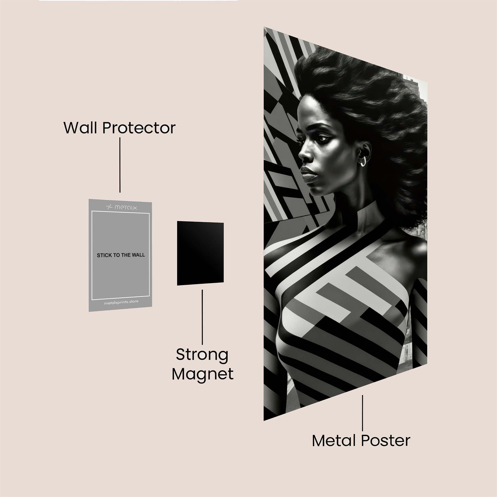 Afro Dynamic Safe Wall Magnetic / M