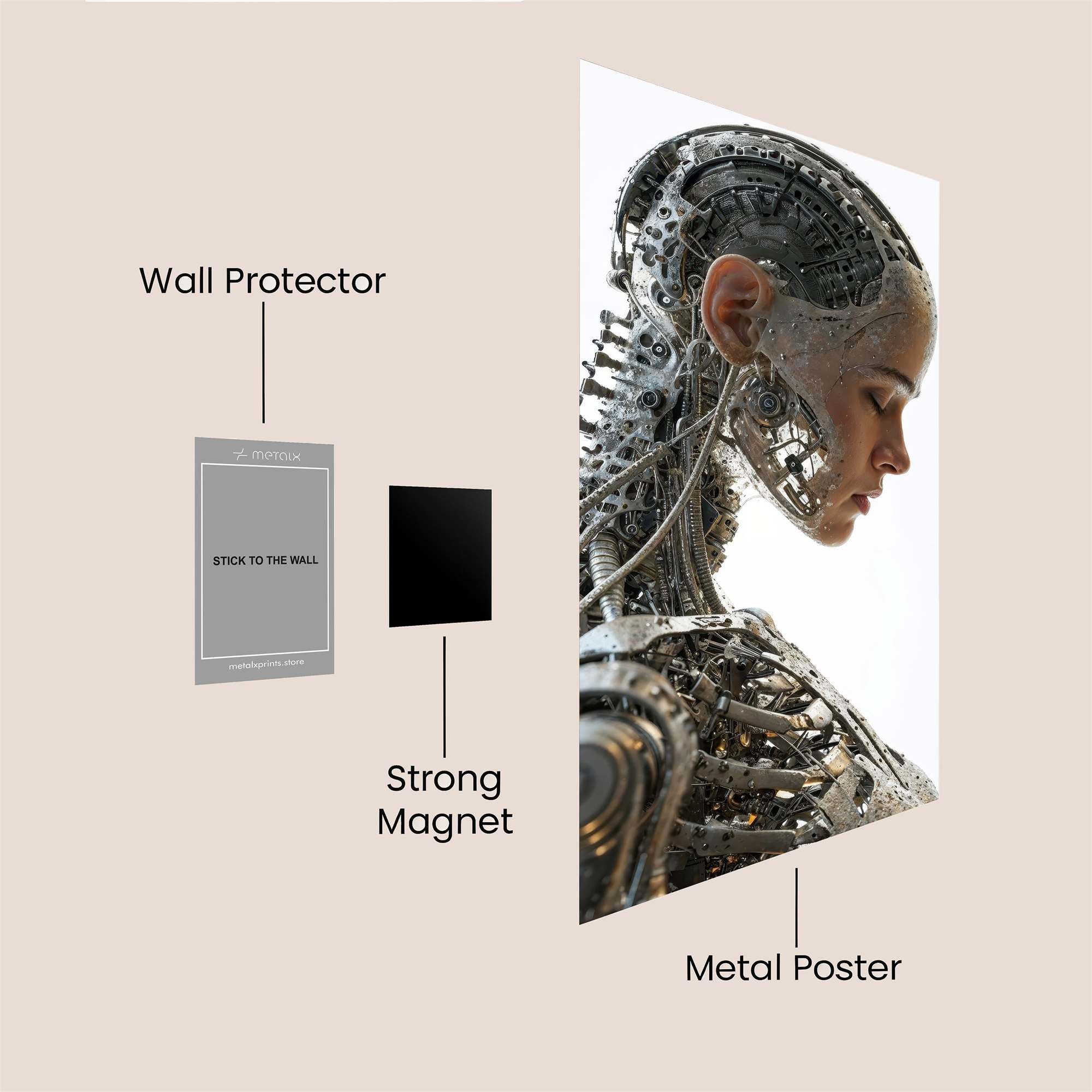 Android Serene Safe Wall Magnetic / M