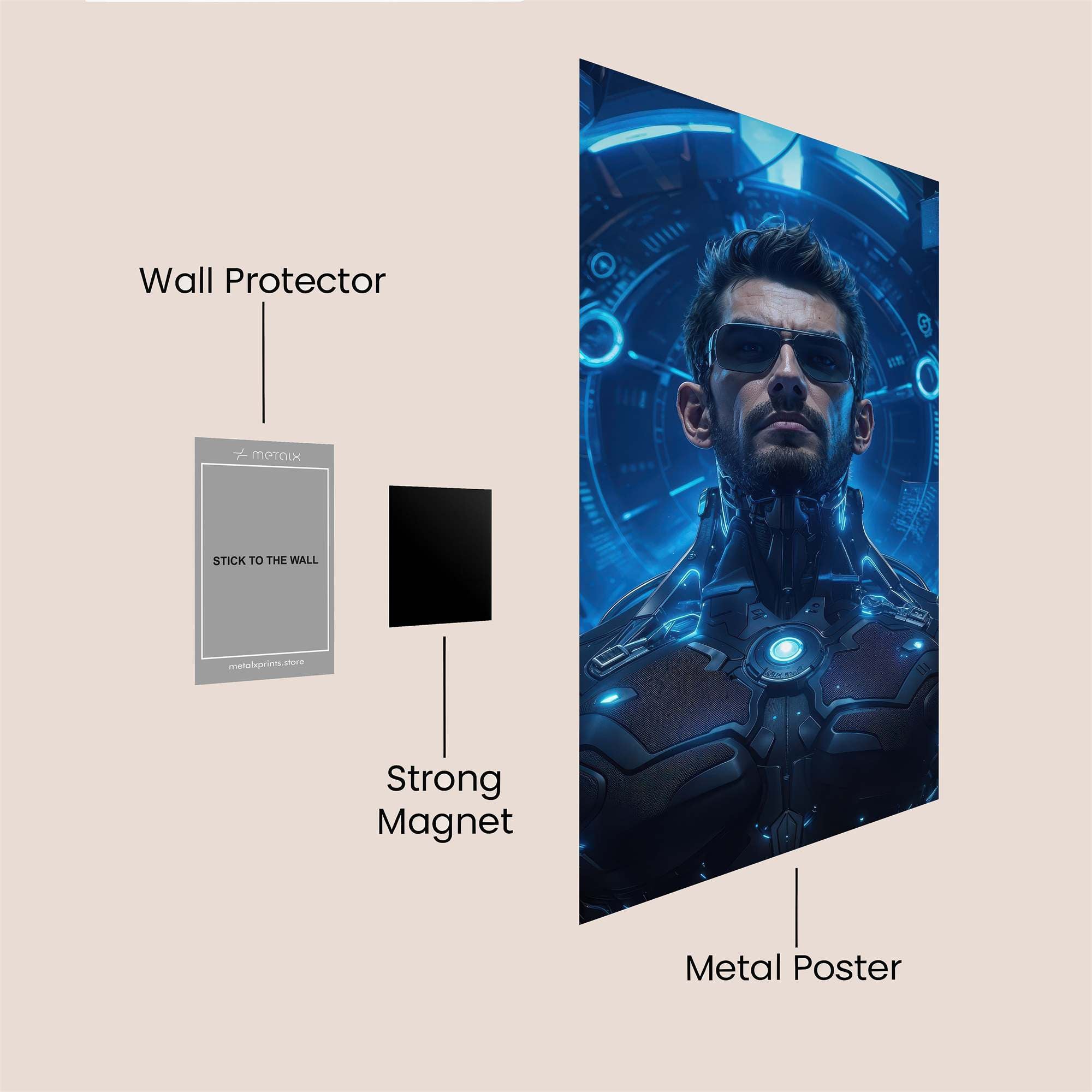 Iron Resolve Safe Wall Magnetic / M