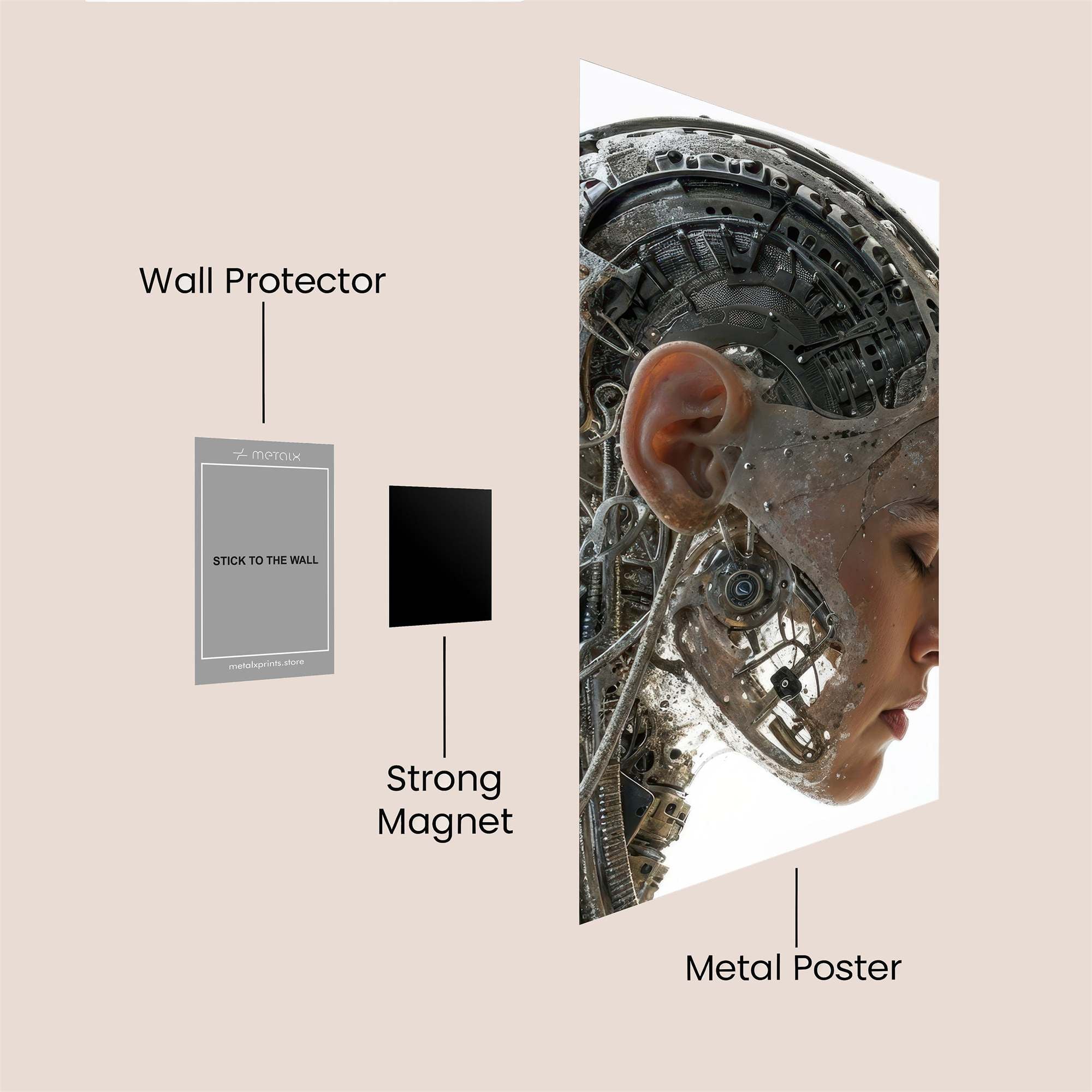 Android Serenity Safe Wall Magnetic / M