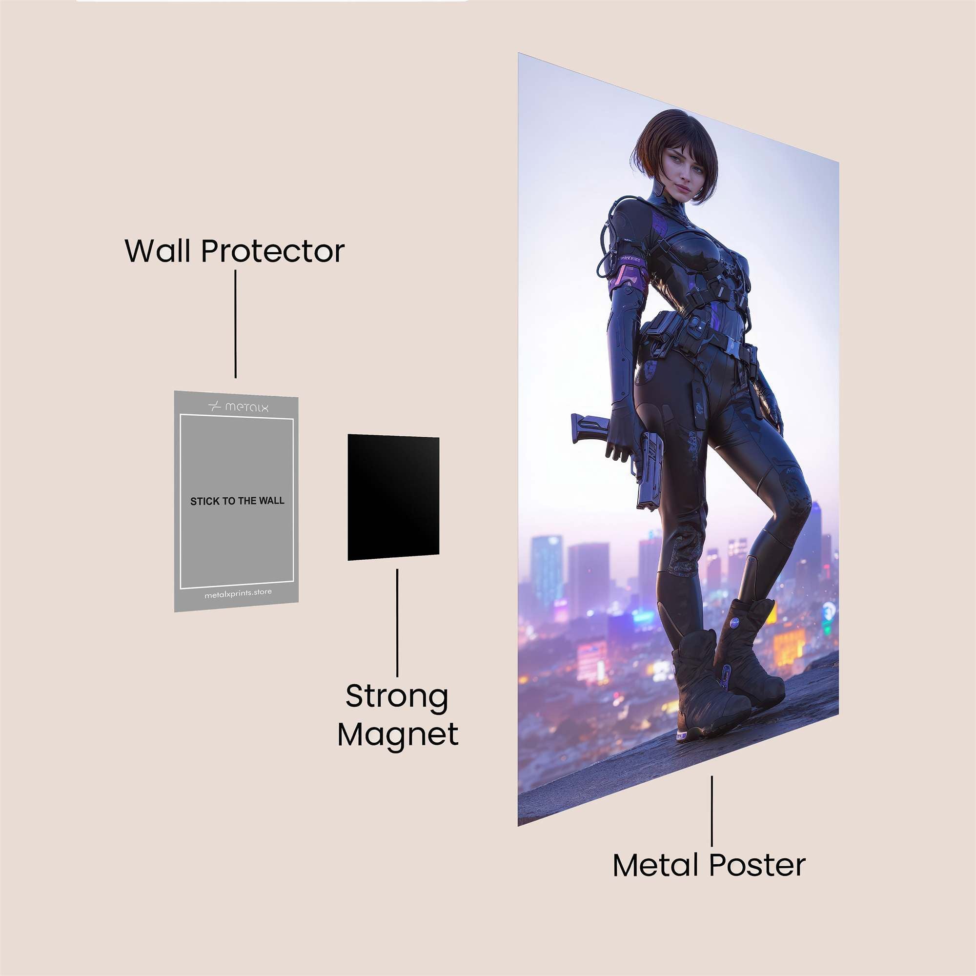 Cyberpunk Serenity Safe Wall Magnetic / M