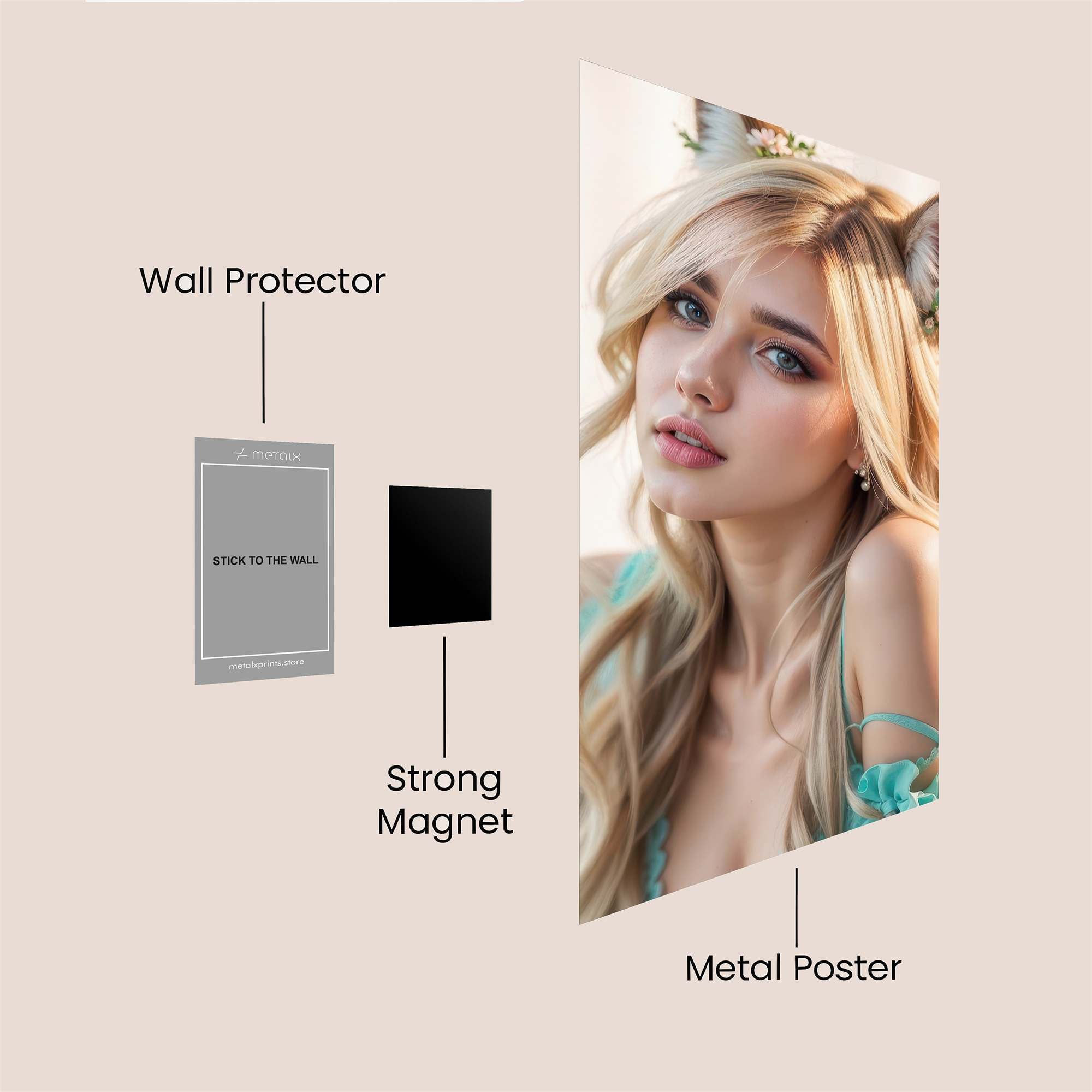 Fairy Whimsy Safe Wall Magnetic / M