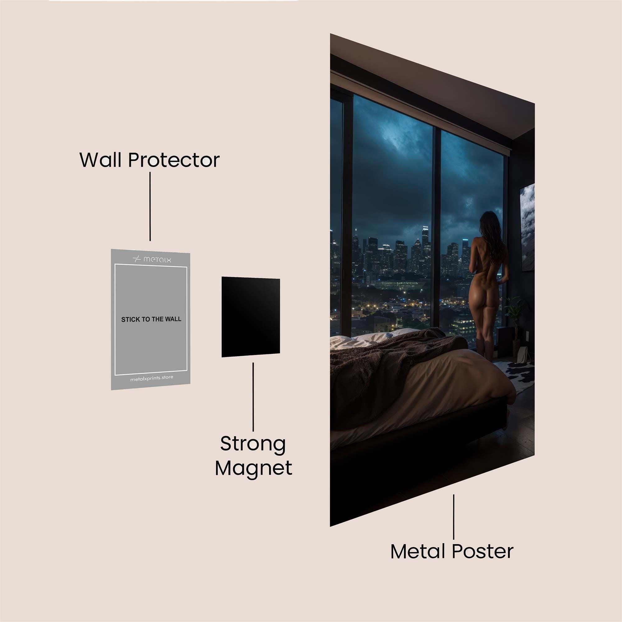 City Intimacy Safe Wall Magnetic / M