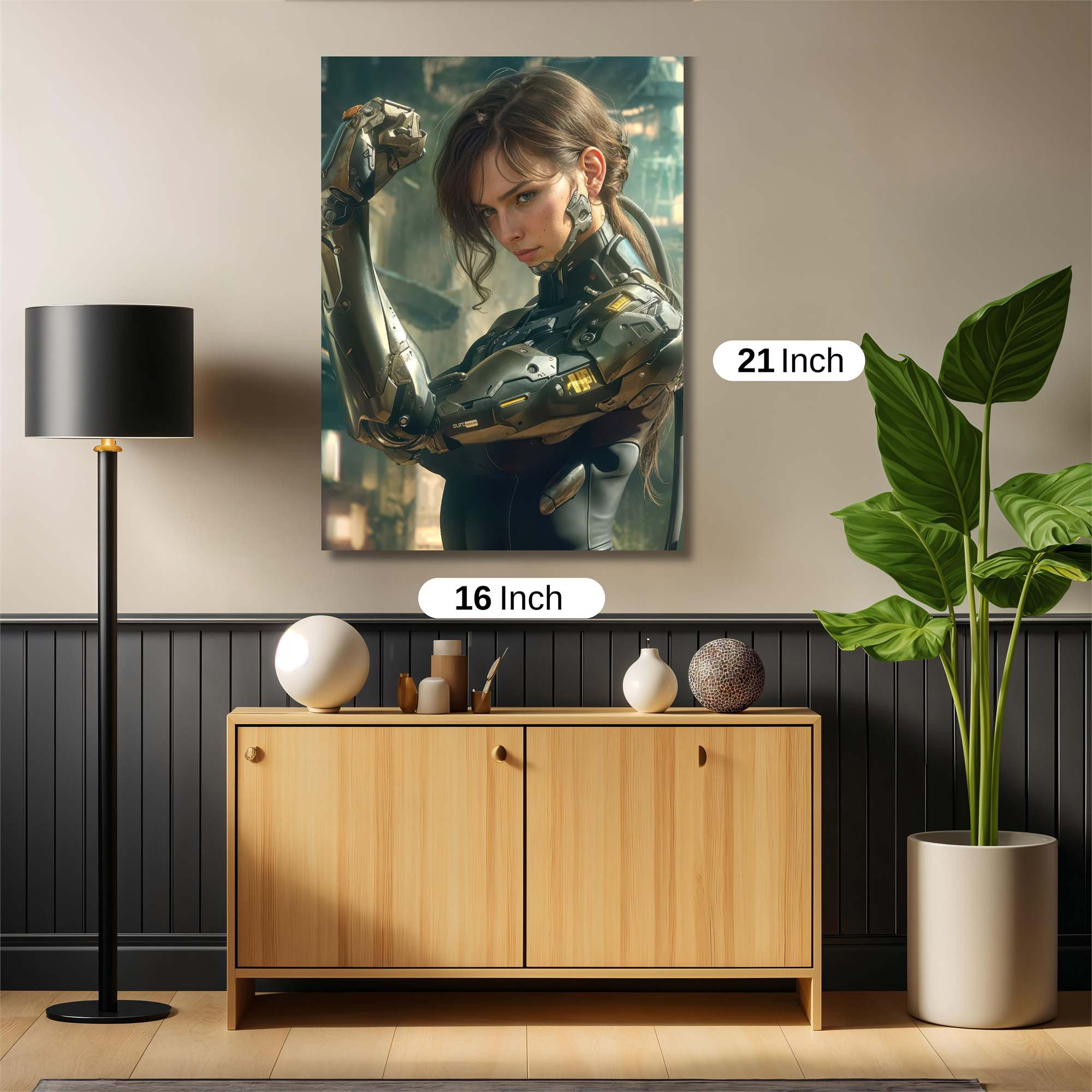 Cyber Rebel Safe Wall Magnetic / M