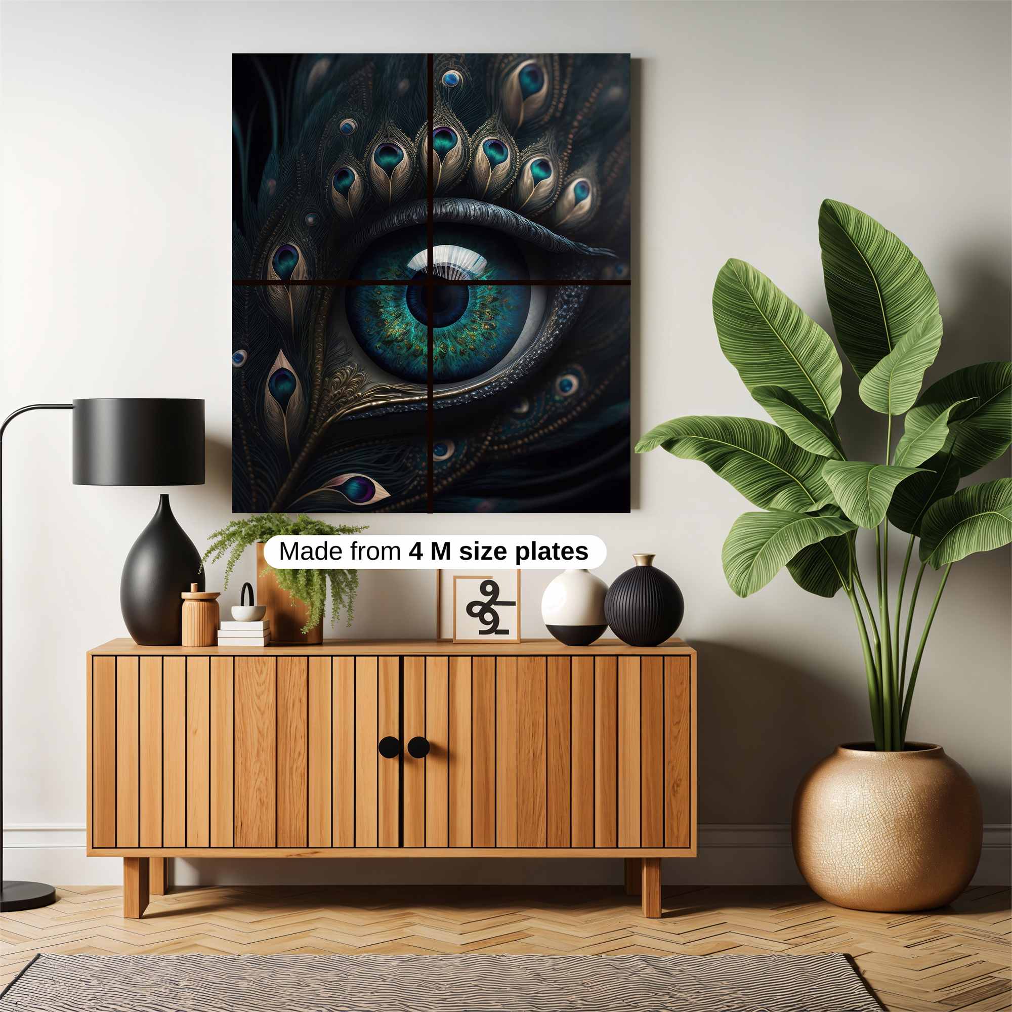 Peacock Enigma Safe Wall Magnetic / M