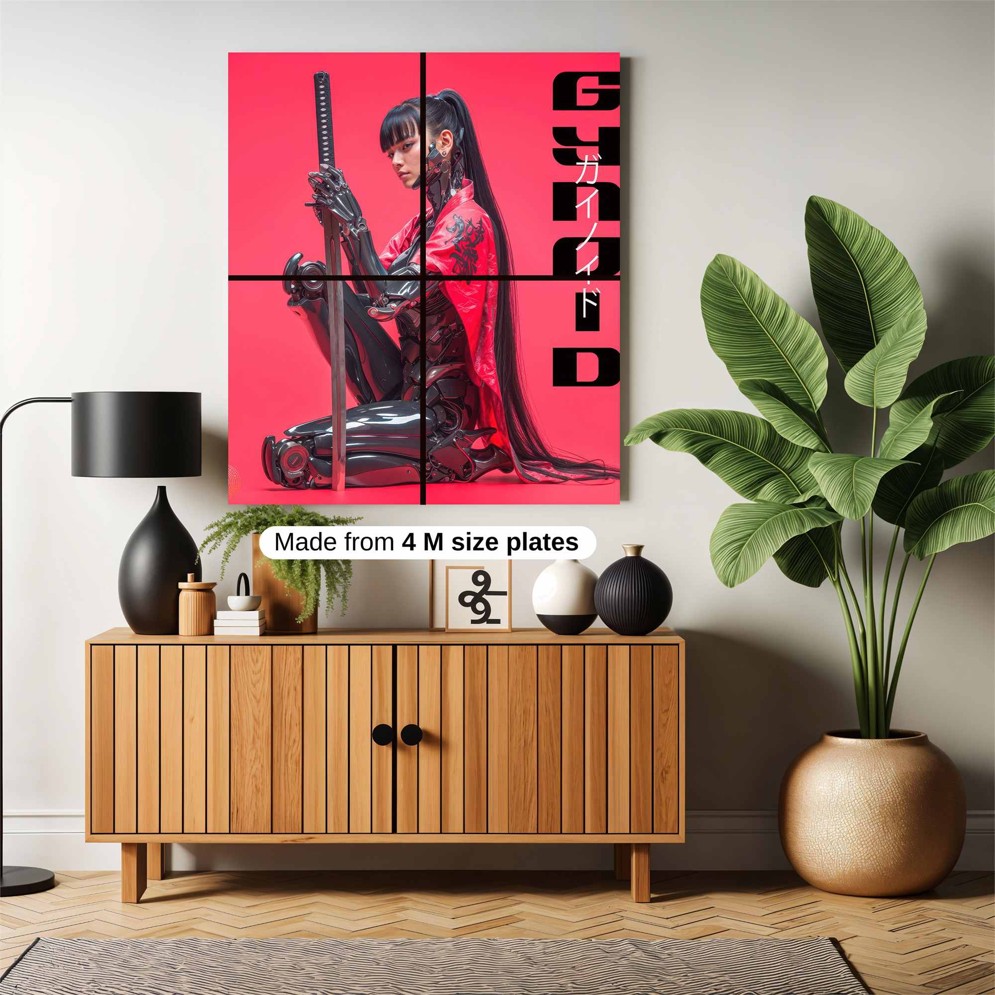 Gyroid Futuristic Safe Wall Magnetic / M