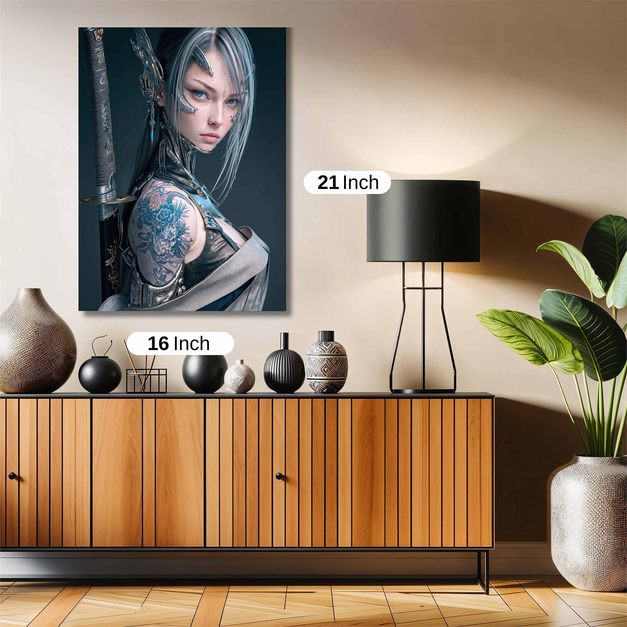 Samurai Serenity Safe Wall Magnetic / M