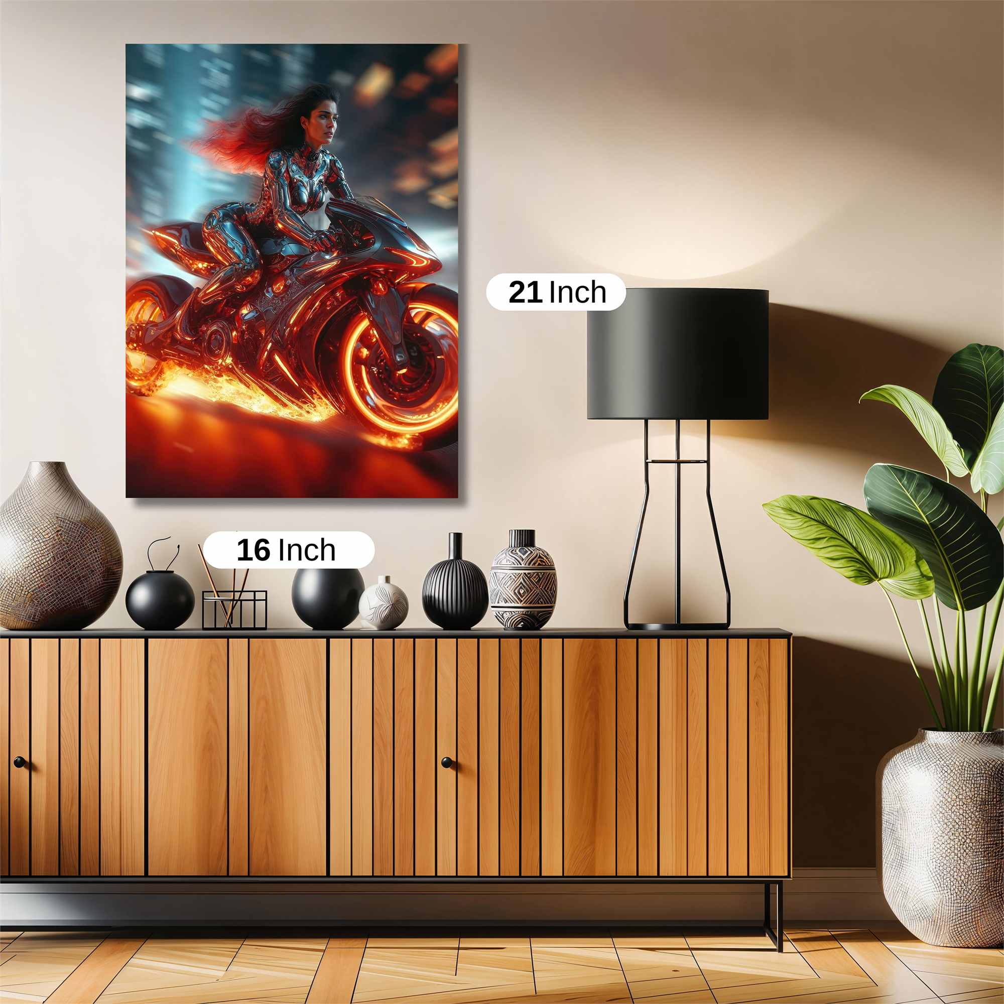 Cyber Blaze Safe Wall Magnetic / M