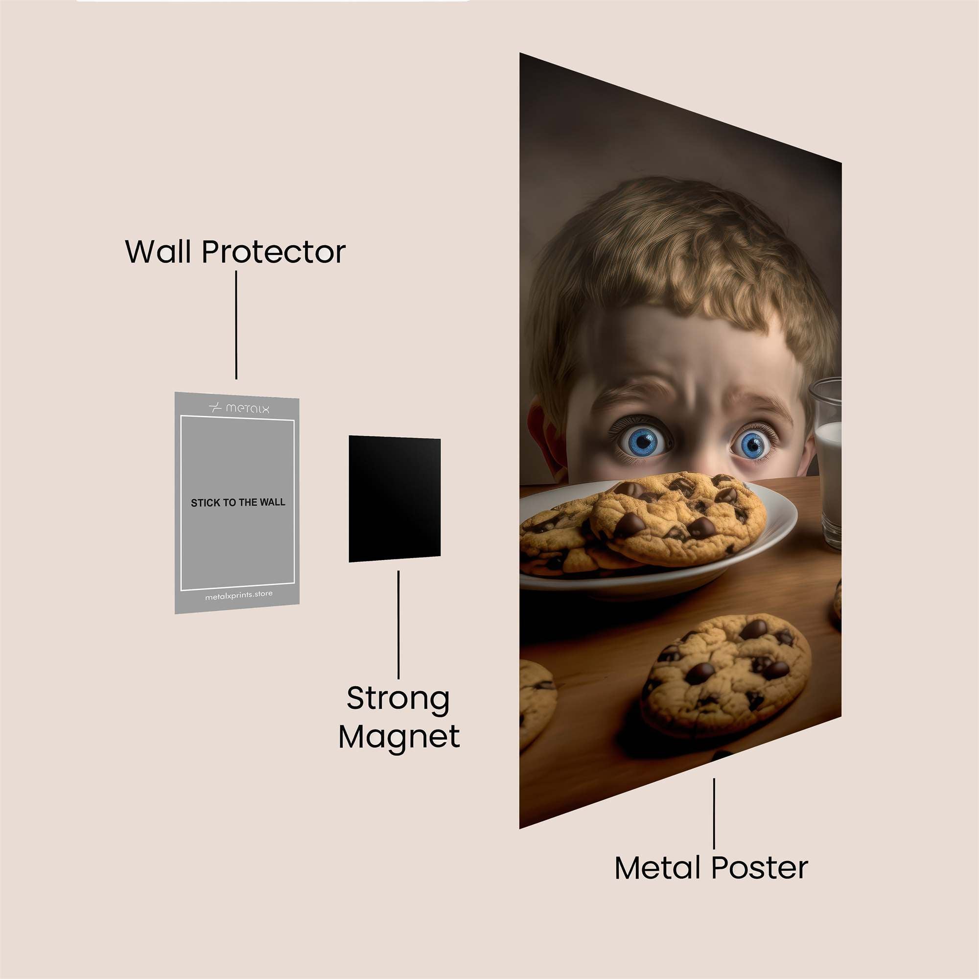Cookie Craving Safe Wall Magnetic / M