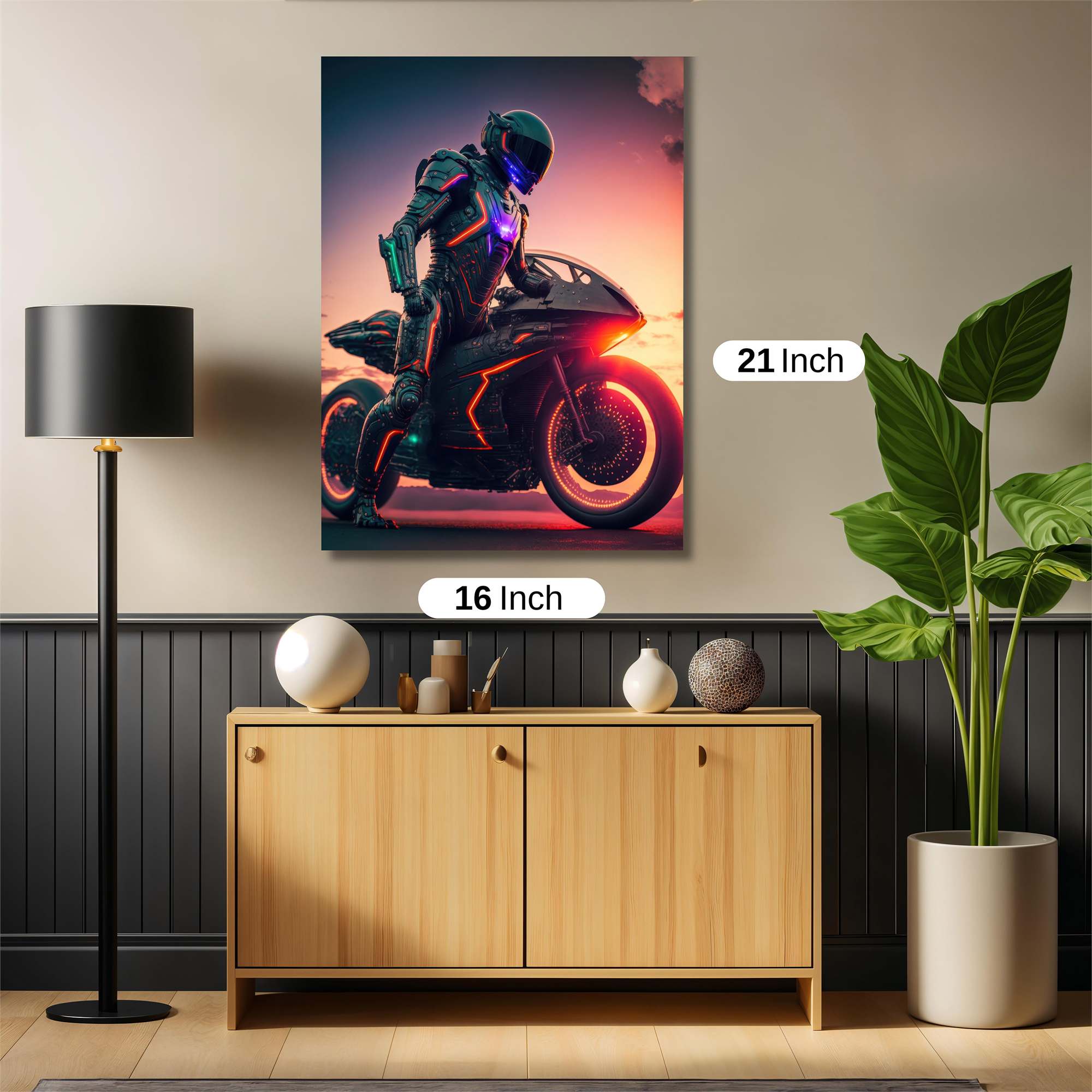 Cyber Dawn Safe Wall Magnetic / M