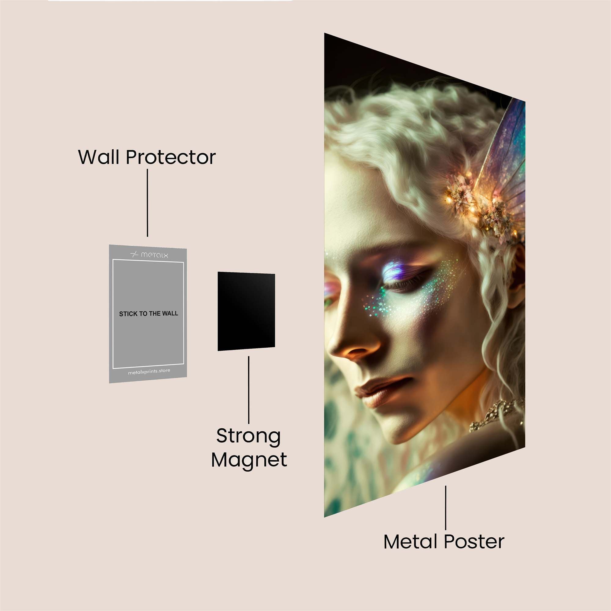 Fairy Enchantment Safe Wall Magnetic / M