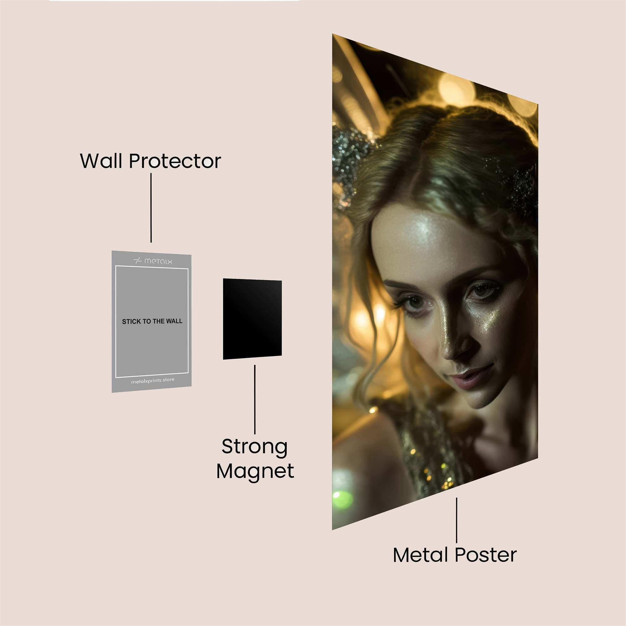 Fairy Enchantment Safe Wall Magnetic / M