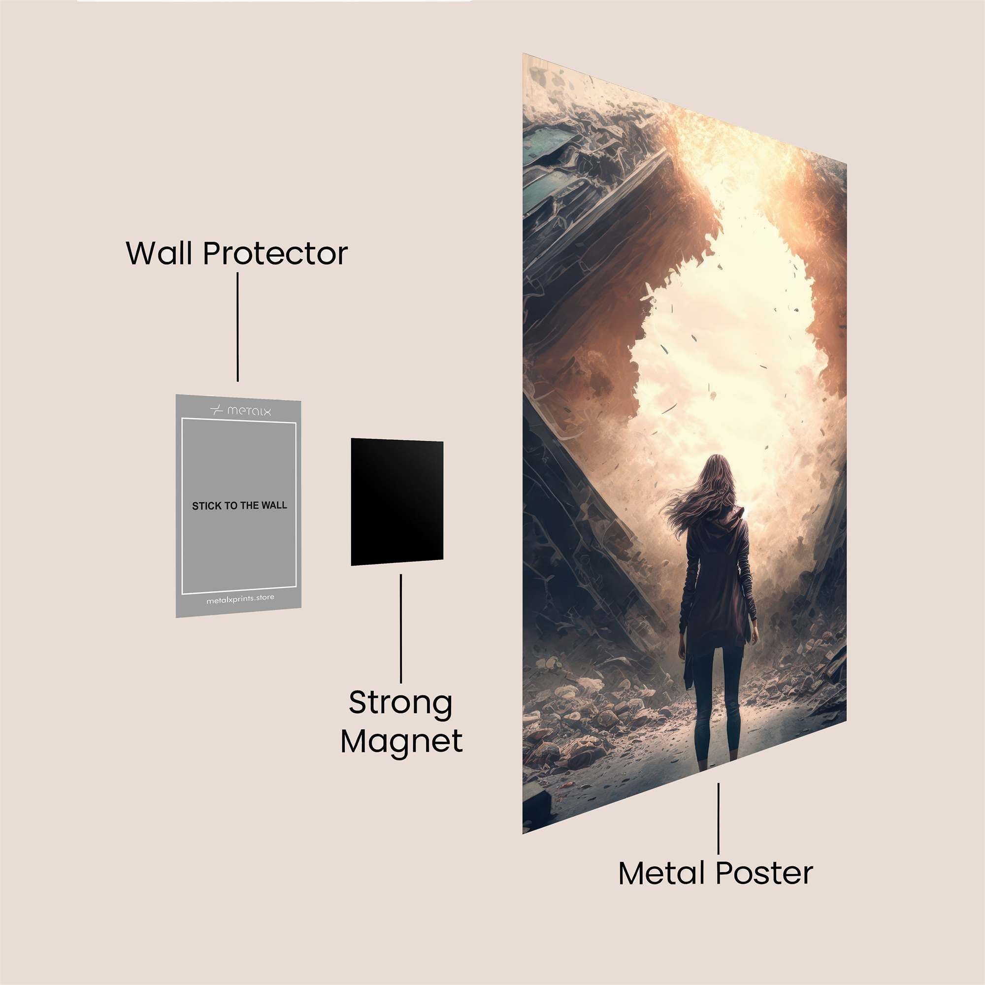 Portal Radiance Safe Wall Magnetic / M