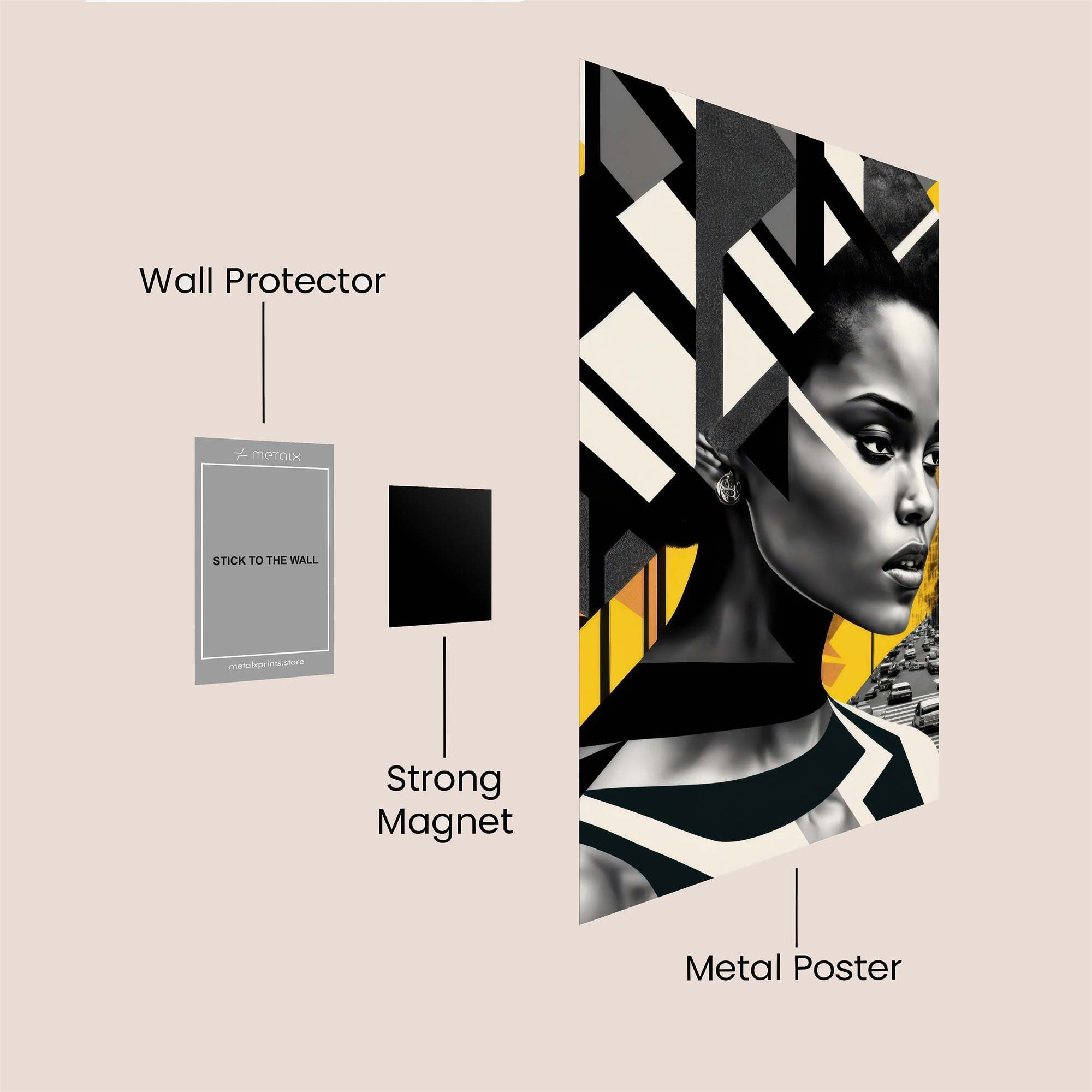 Urban Elegance Safe Wall Magnetic / M