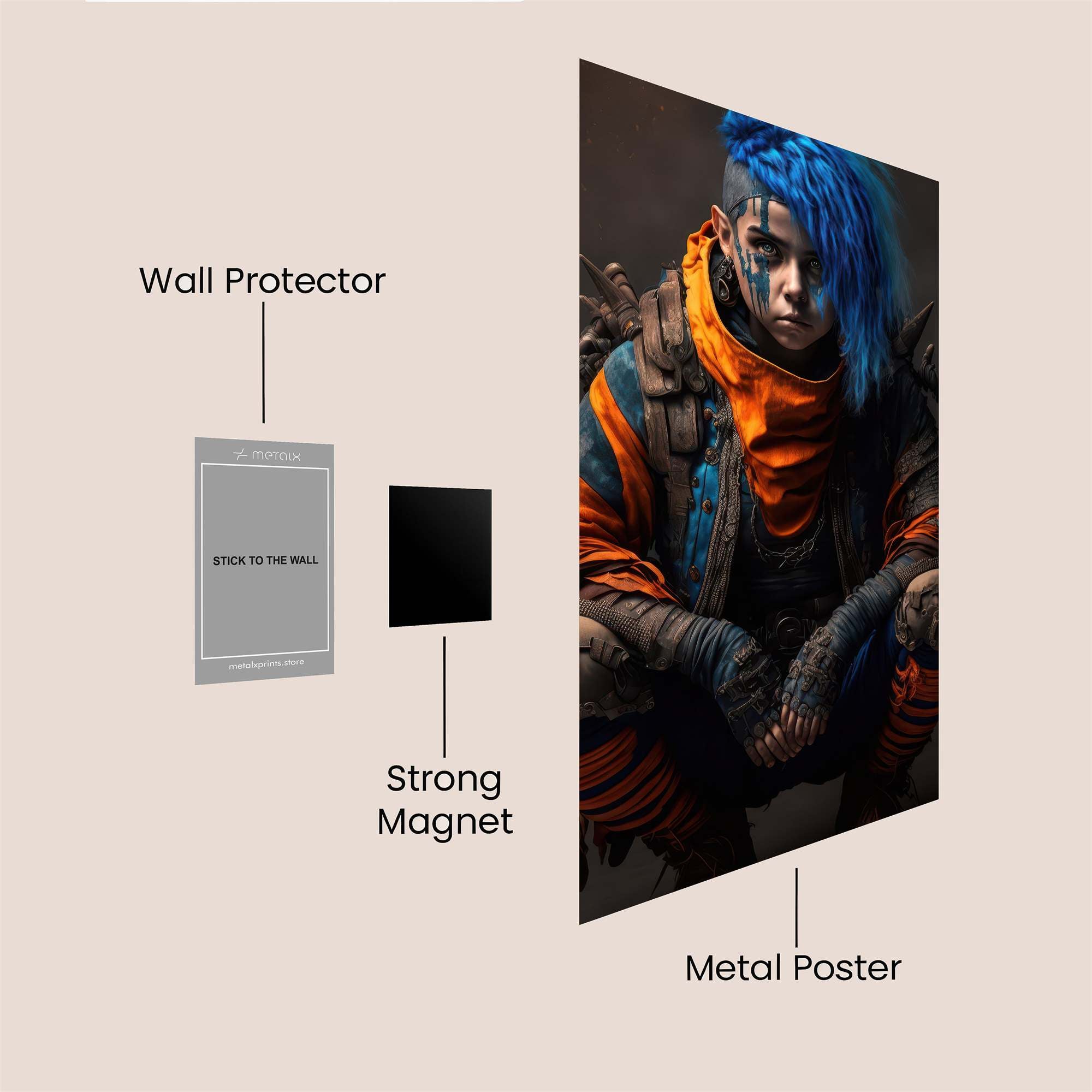 Rebel Serenity Safe Wall Magnetic / M